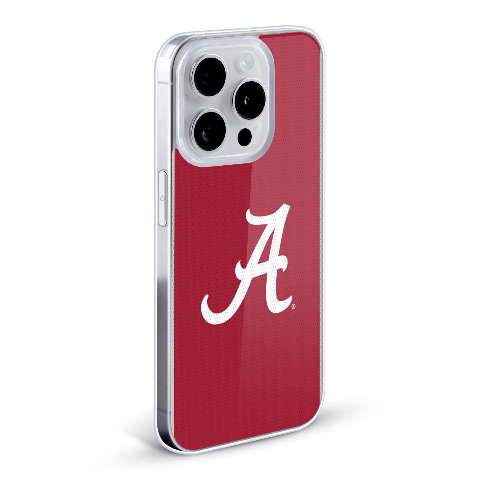 Officially Licensed University of Alabama UA Football Jersey iPhone 12 Pro Max Case - Soft Gel Phone Cover for Apple iPhone 12 Pro Max - Perfect for Game Day, School Pride & Alabama Crimson Tide Fans