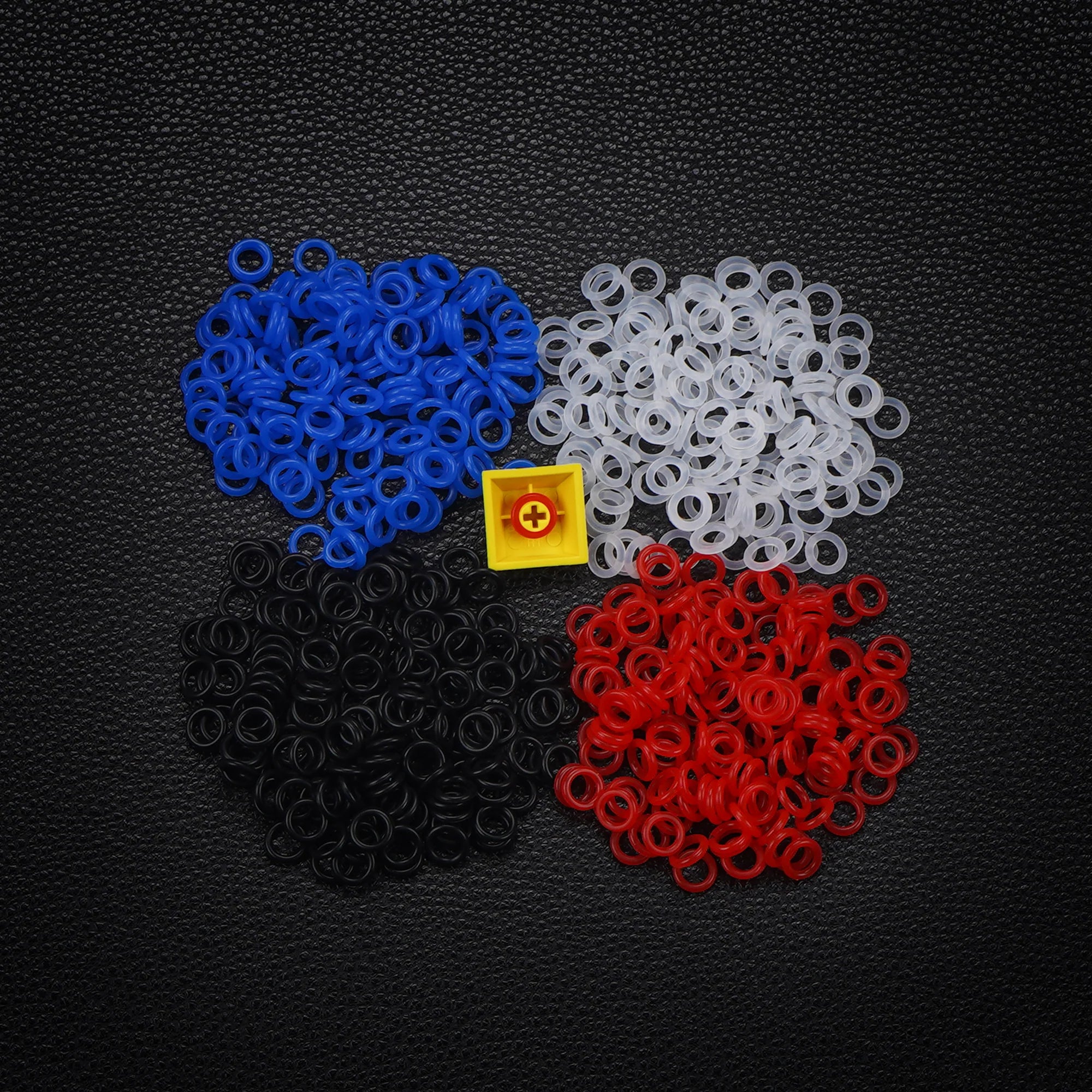 MX Switch Rubber Silencing O-Rings (140pcs) - Reduce Keyboard Noise for Gaming & Office Typing - Compatible with Mechanical Keyboards