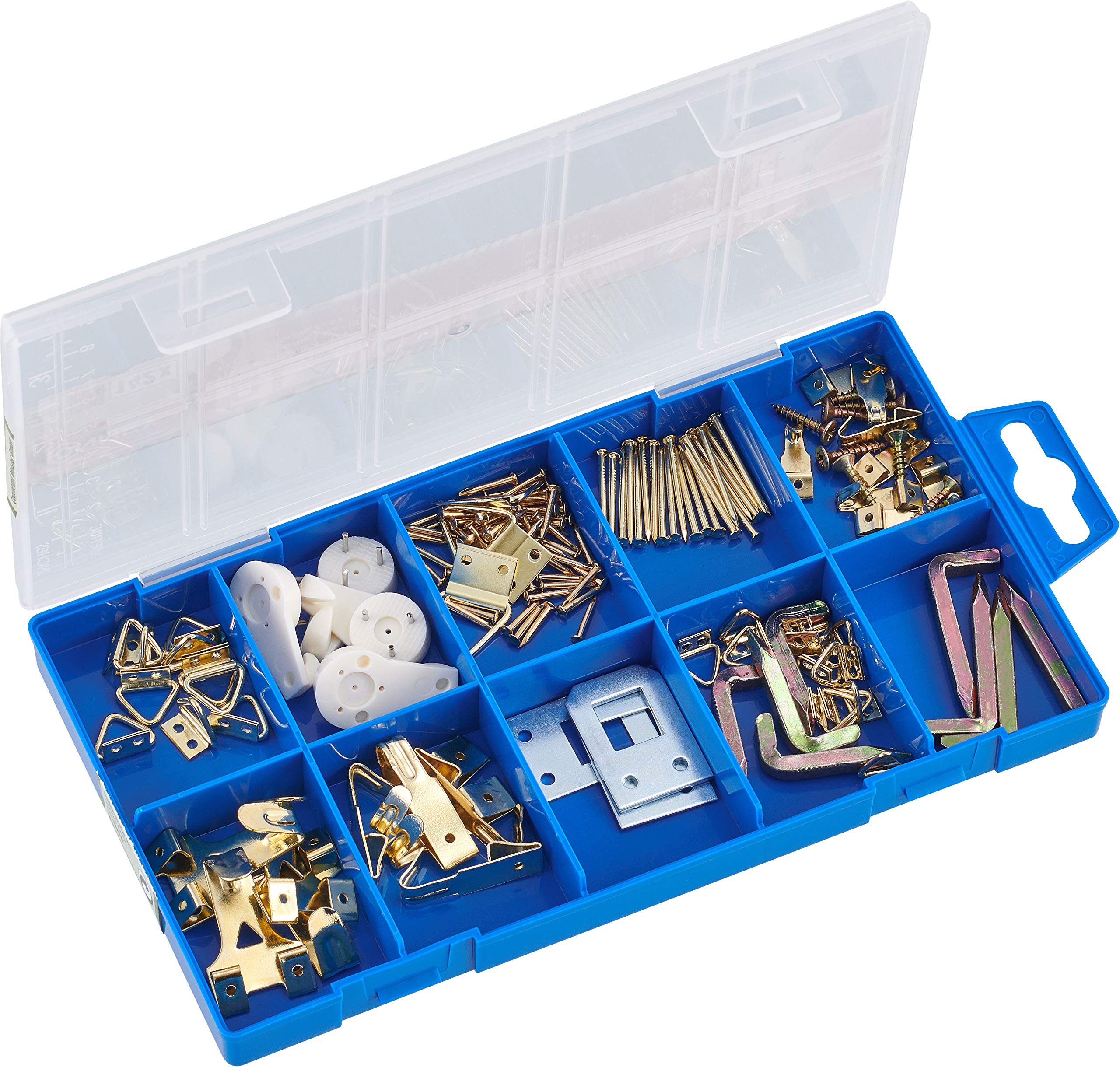 DP8500014 Heavy Duty Picture Hanging Kit - Wall Hooks for Frames, Paintings & Mirrors (20-Piece Set) - Perfect for Home Decor, Gallery Walls & Office Display