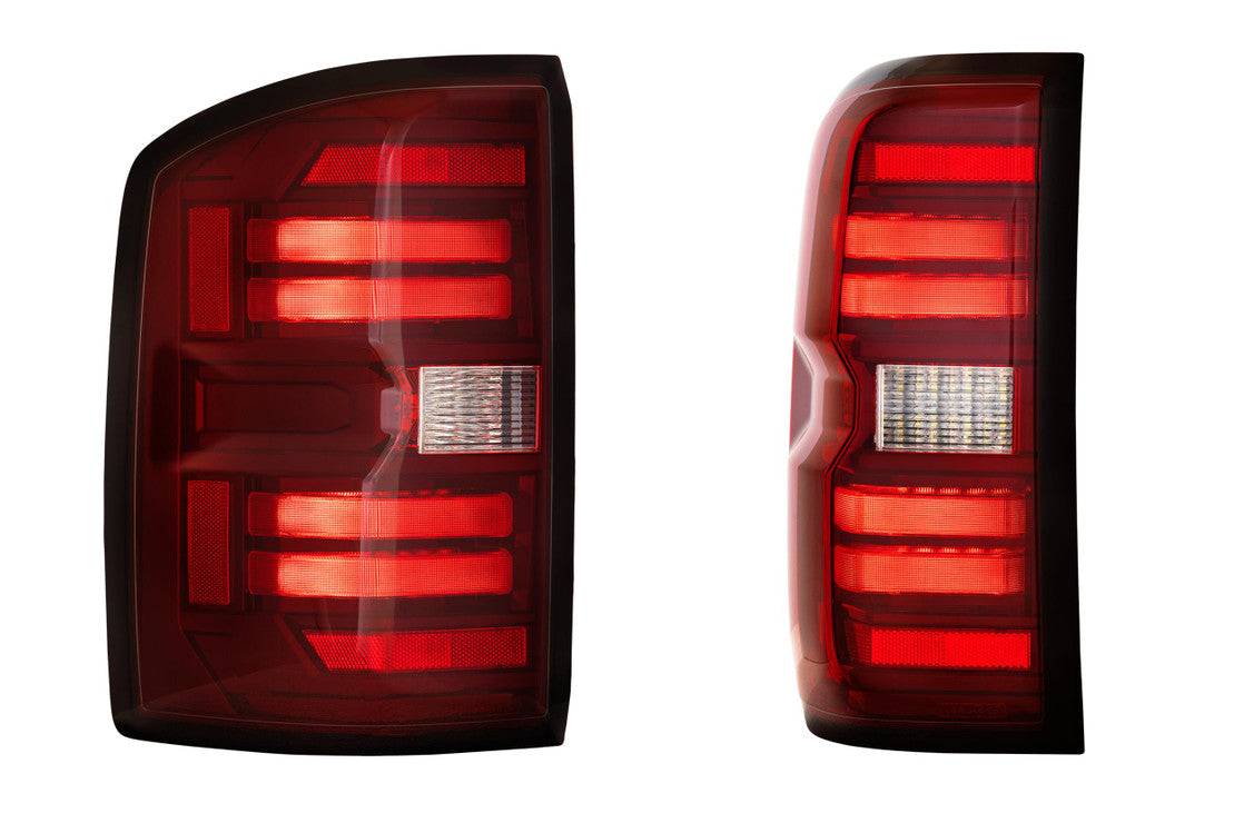 Morimoto XB LED Tail Lights for GMC Sierra (2014-2018) - Smoked Lens, High Performance, Plug & Play Installation - Perfect for Off-Roading & Night Driving