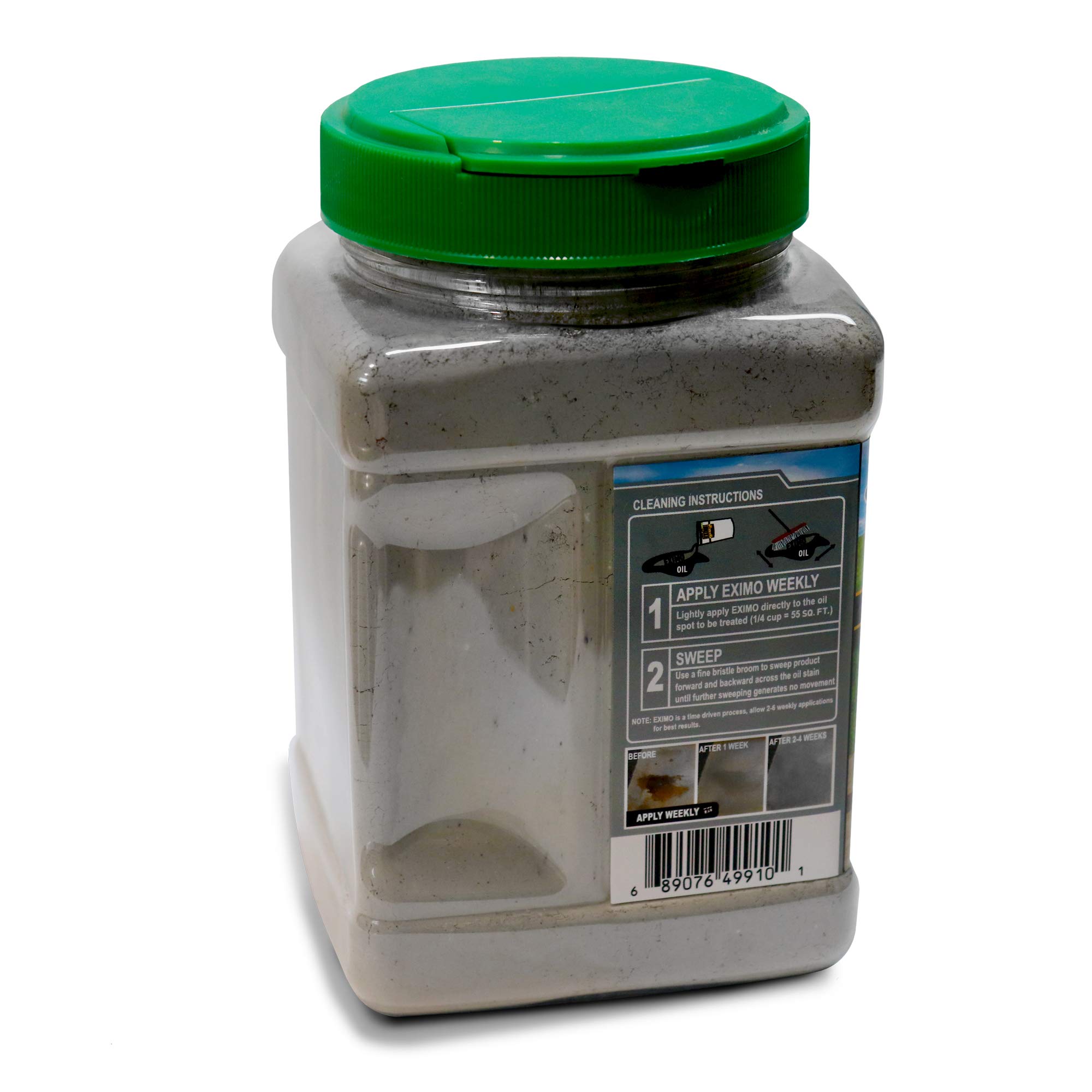 EXIMO® Waterless Concrete Cleaner - Driveway, Garage, Basement Cleaner (3 lbs) for Outdoor Surfaces