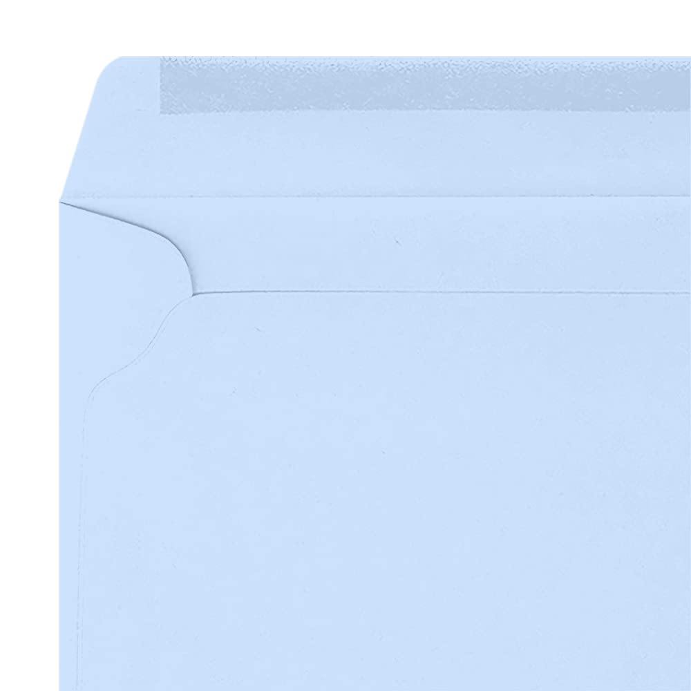LUXPaper 9 x 12 Booklet Envelopes - Premium 80lb Text Weight, Baby Blue Color, Pack of 500 | Perfect for Wedding Invitations, Business Mailers, Greeting Cards & Stationery
