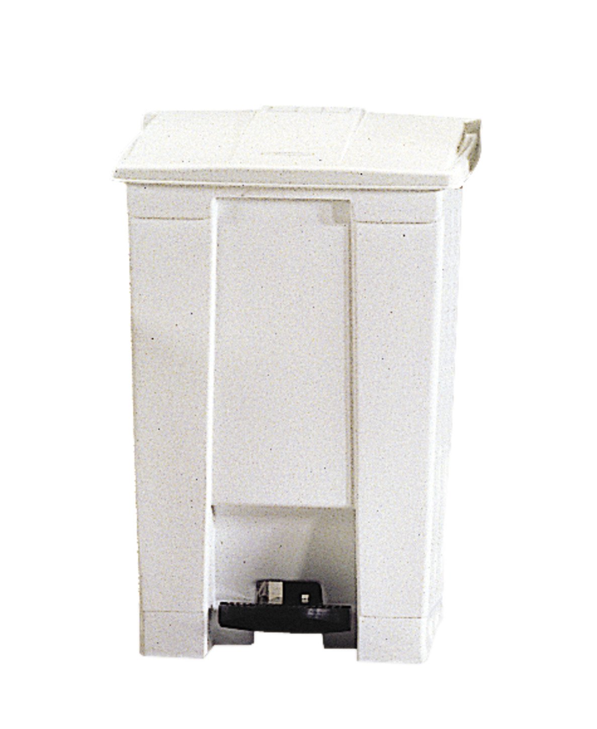 Rubbermaid 12-Gallon Step-On Trash Can with Lid - White Hands-Free Sanitary Garbage Bin for Hospitals, Labs & Clinics - Ideal for Medical Waste Disposal in Patient Rooms, Emergency Areas & Healthcare Facilities