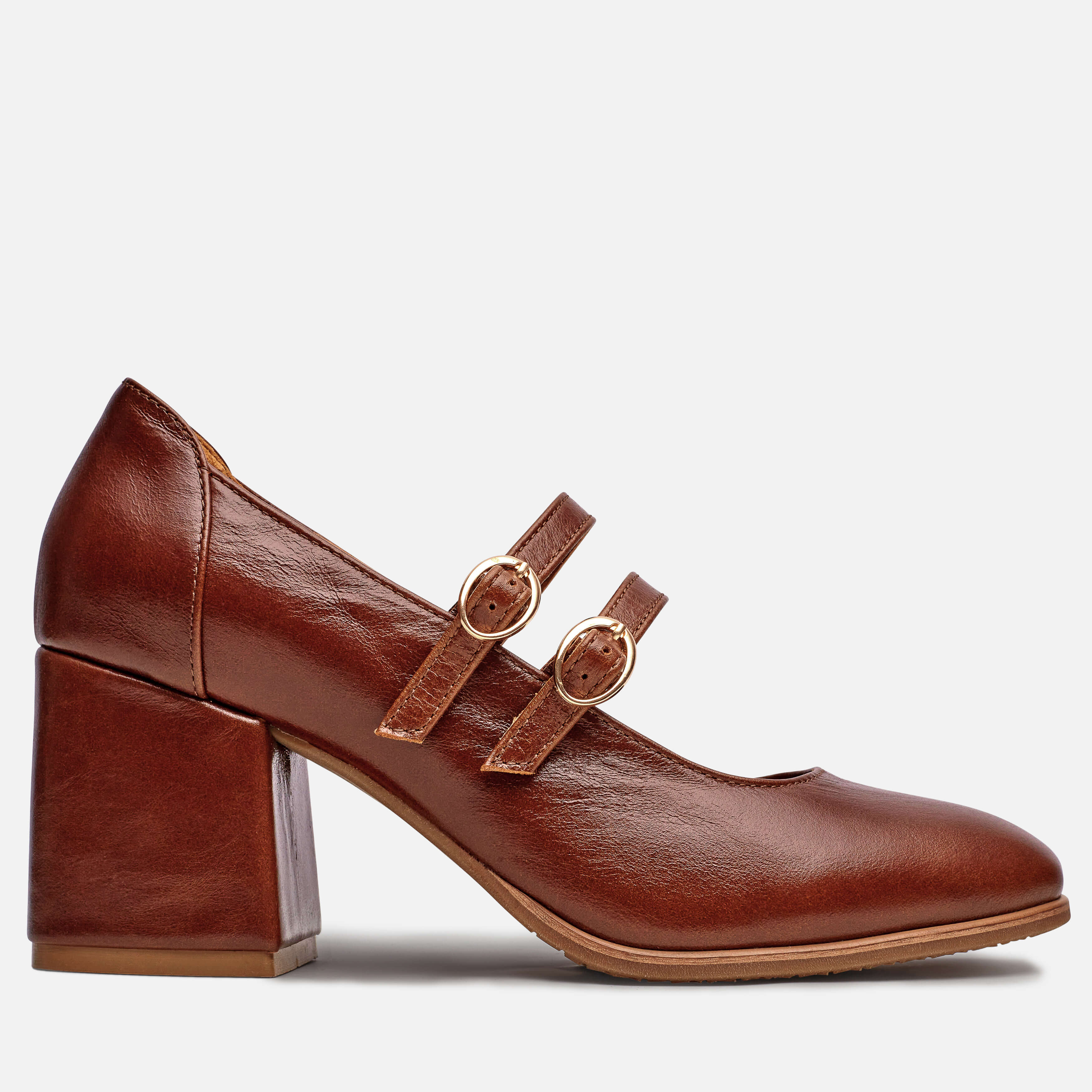 Elegant Marcel Mary Jane Heels for Women - Comfortable Low Block Heel Pumps - Perfect for Office, Wedding & Special Occasions