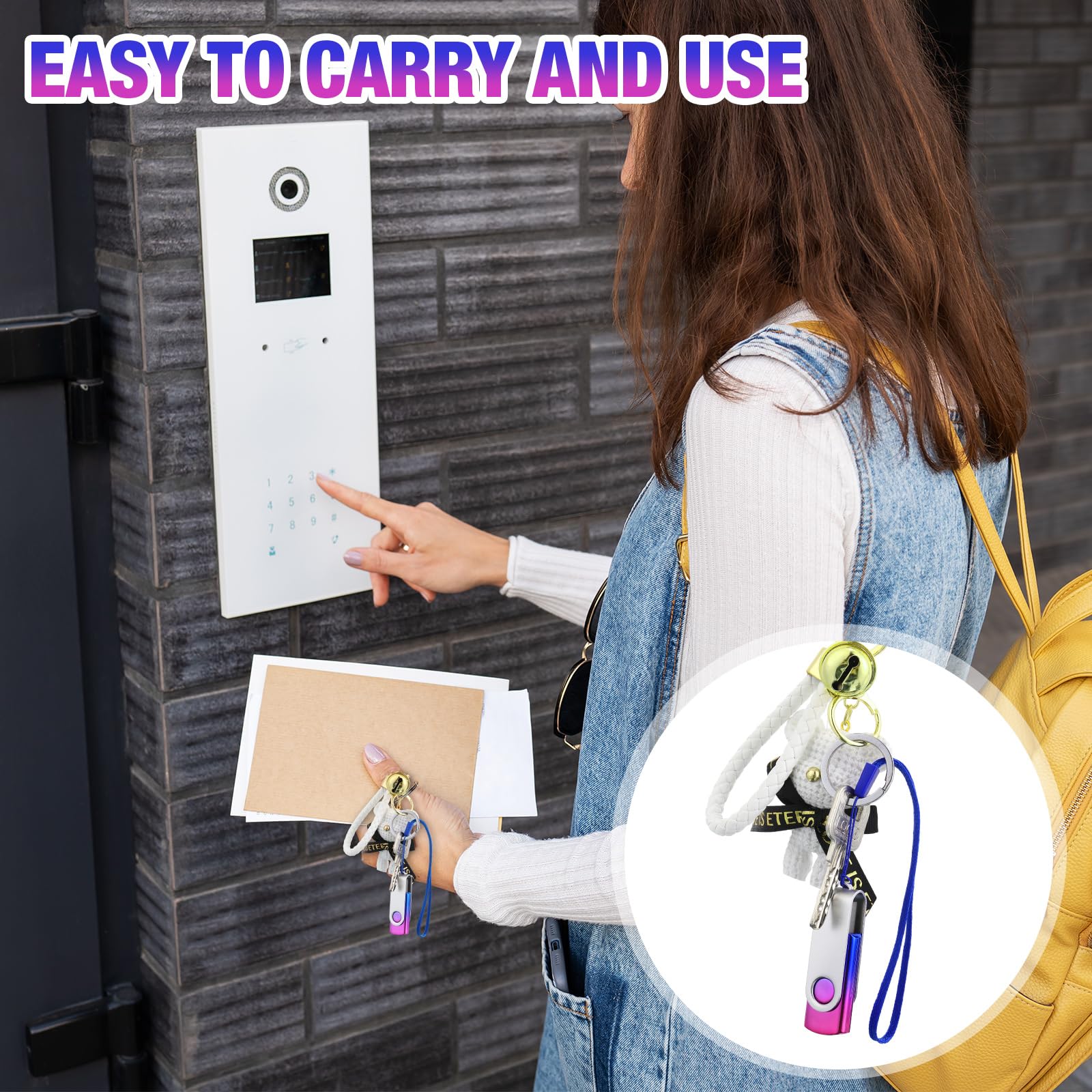 Aoriher 20 Pack 2GB USB Flash Drives - Gradient Colors with Lanyards for Data Storage & File Sharing - Office & School Use