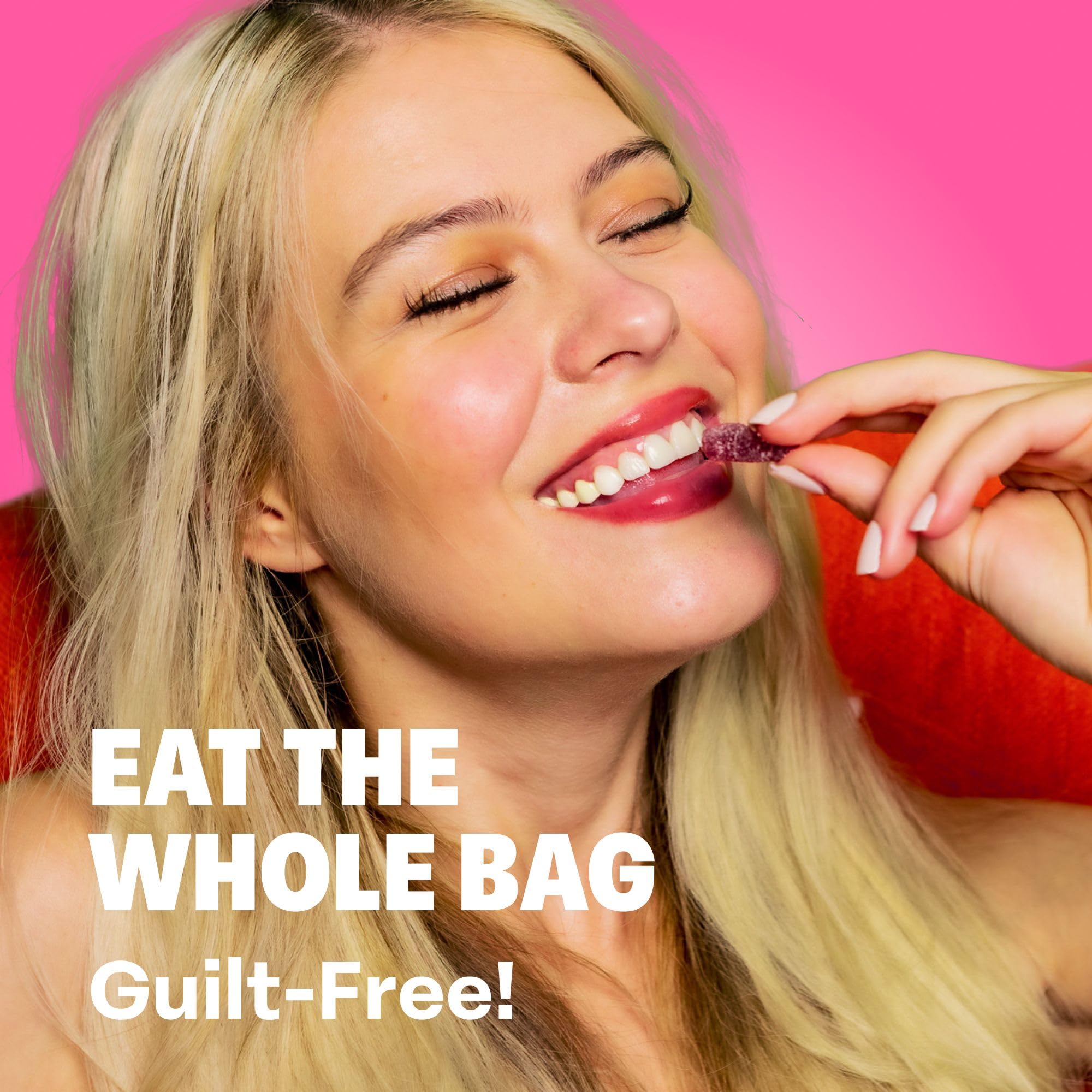 Shameless Snacks - Healthy Low Calorie Keto Gummies | Gluten Free Candy for Weight Loss | 6 Pack Red Raspberry Sour Scouts | Perfect for Keto Diet, Office Snacks & Movie Nights