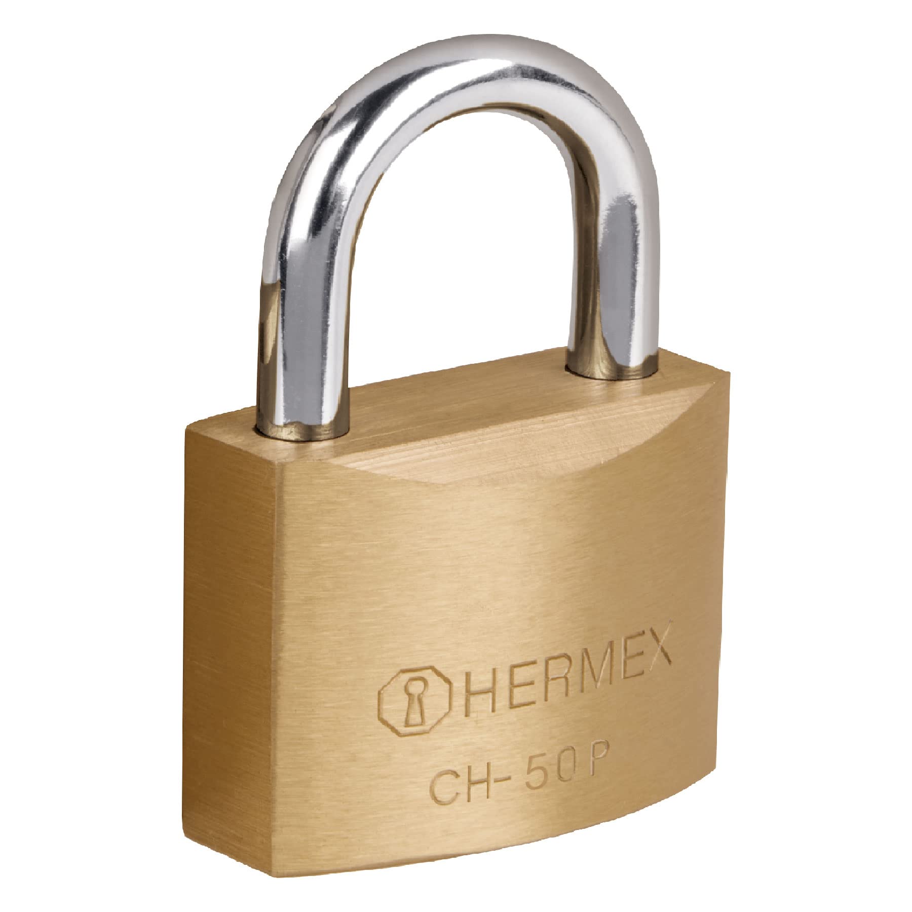 Heavy Duty 50mm Brass Iron Padlock - Secure & Durable Short Shackle Lock for Home, Garage, Storage Units, Toolboxes & Outdoor Use