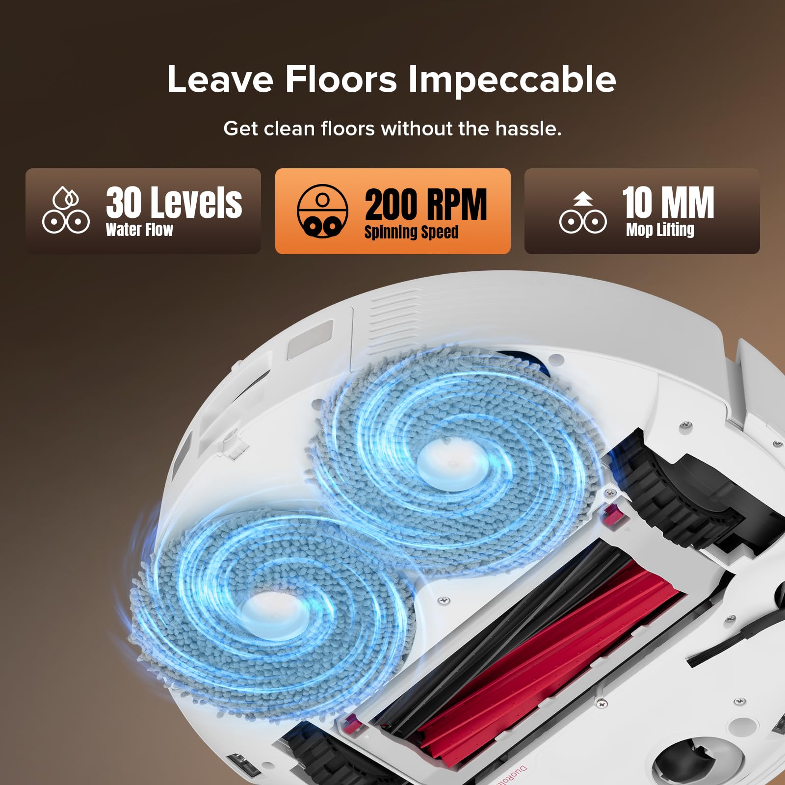 Roborock Qrevo Master Robot Vacuum and Mop with Self-Cleaning Station & Auto Mop Washing - Smart Mapping, 5500Pa Suction, Perfect for Hardwood Floors & Pet Hair (White) - Ideal for Large Homes & Busy Families