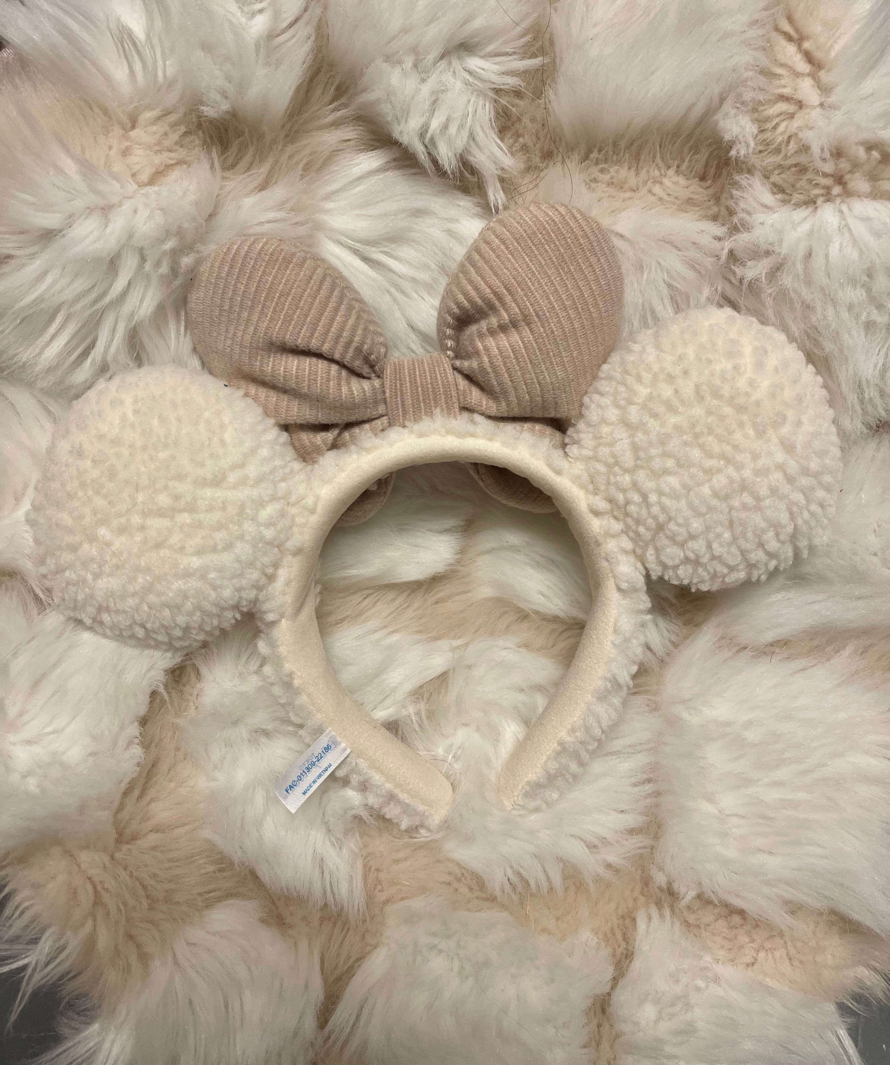 Vintage Tokyo Disney Sherpa Headband - Rare Collectible for Disney Fans | Perfect for Cosplay, Theme Parks & Gifts