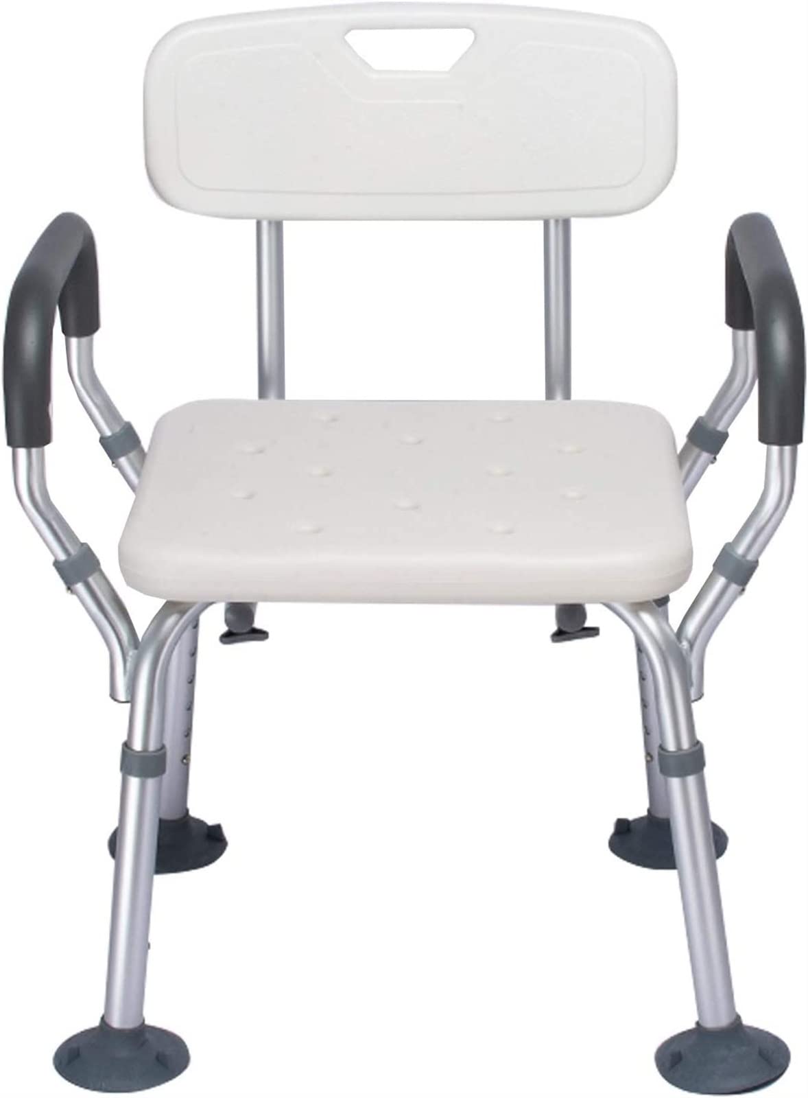 EROOLU Adjustable Shower Chair for Elderly - Non-Slip Bathtub Bench with Lightweight Design - Bathroom Safety Seat for Seniors & Disabled - Perfect for Shower, Bathtub, and Spa Use