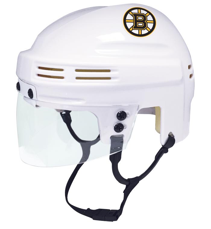Boston Bruins NHL Collectible Mini Helmet with Display Stand - Officially Licensed Hockey Memorabilia for Fans & Collectors - Perfect for Home, Office Decor or Sports Gift