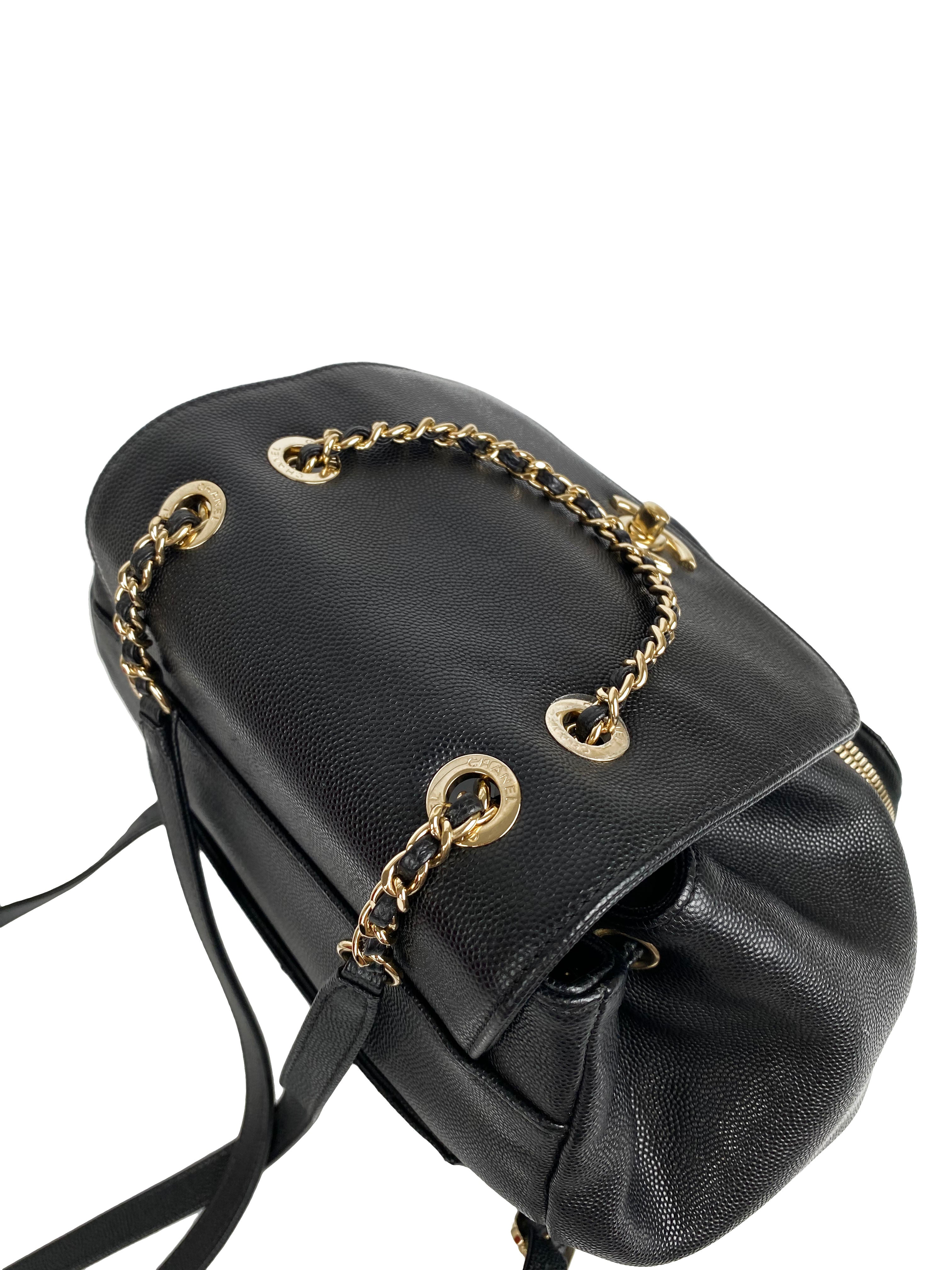 Chanel Black Business Affinity Backpack for Women | Luxury Designer Backpack for Work, Travel & Everyday Use | Stylish & Functional Handbag for Professionals