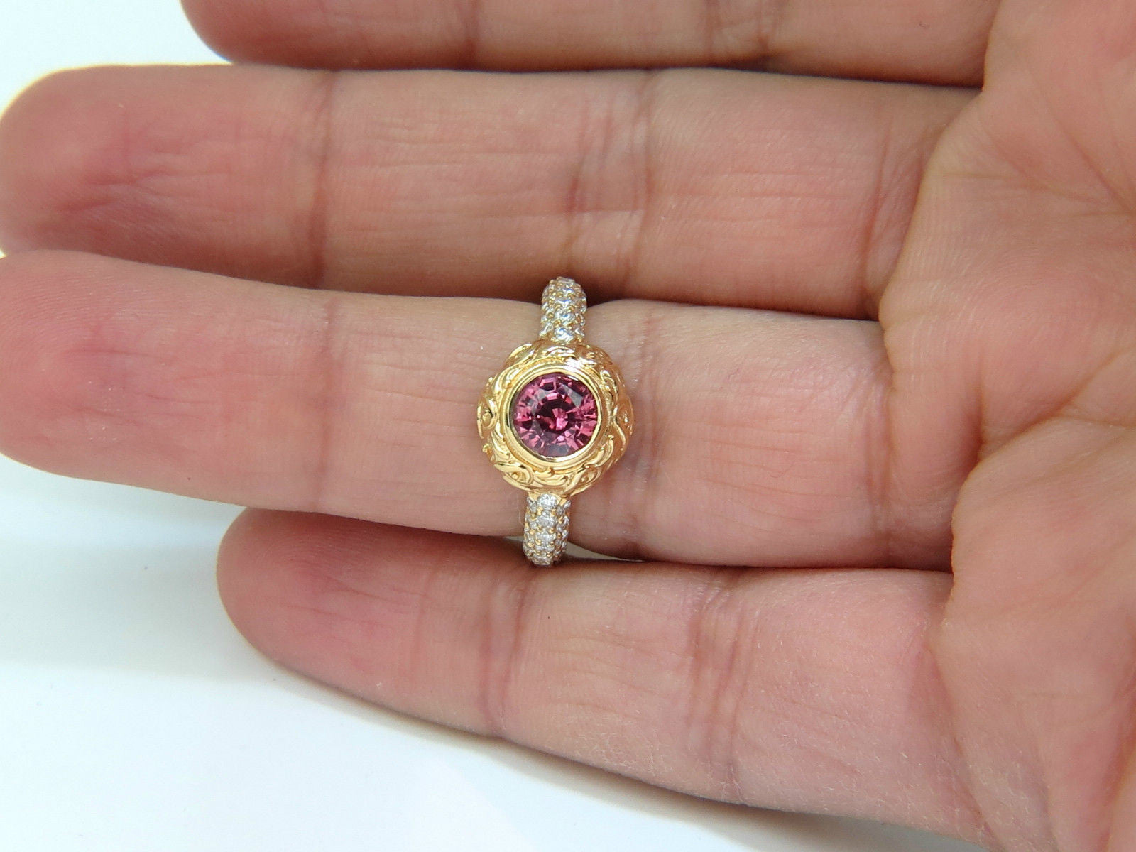 2.05CT GIA Certified No Heat Natural Sapphire & Diamond Vintage Spanish Deco Ring in 14K Gold - Perfect for Engagement, Wedding & Special Occasions
