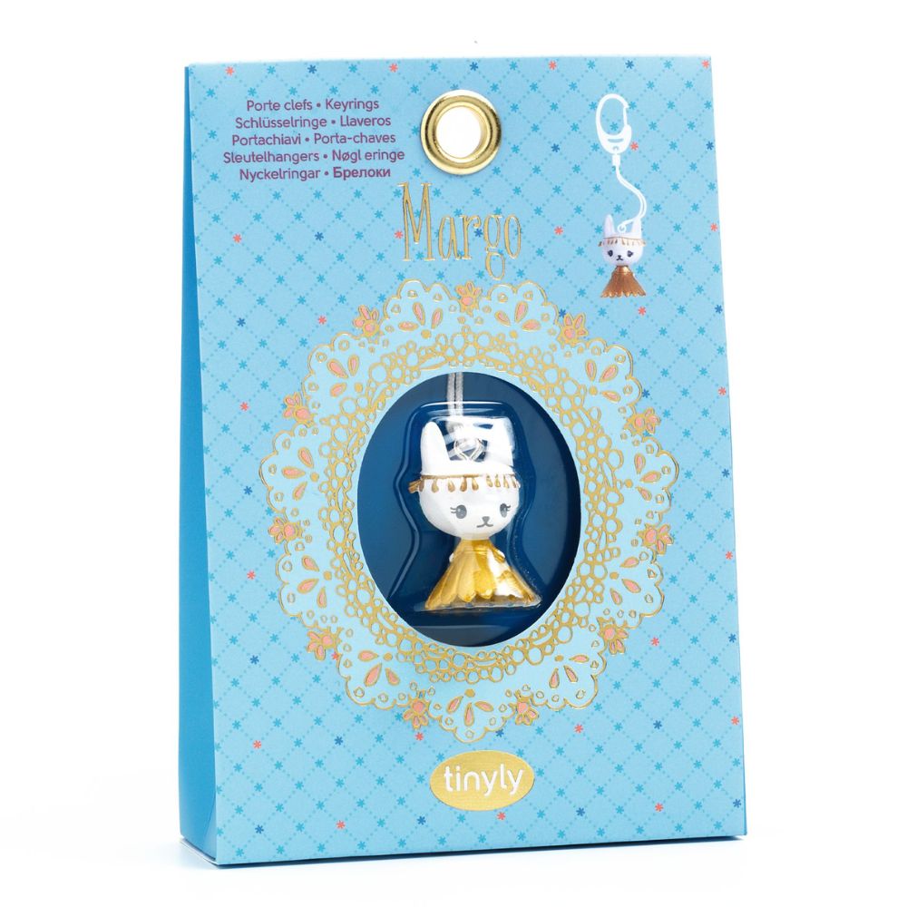 DJECO Tinyly Keyring - Cute Animal Keychain for 7 Year Old Girls | Perfect Birthday Gift for Kids | School Backpack Accessory & Everyday Carry