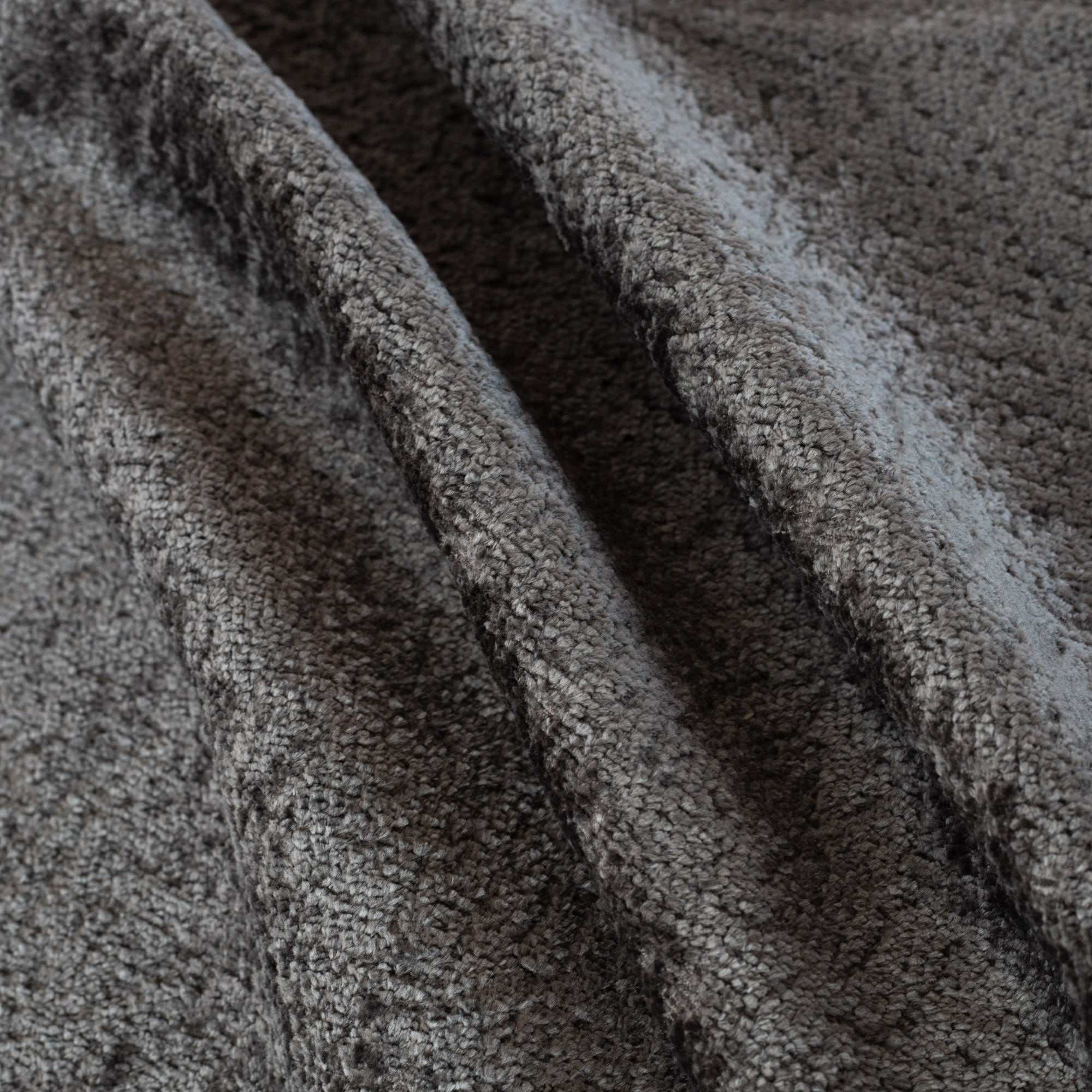 Premium Ginsberg Velvet Fabric in Pewter - Soft Luxury Upholstery Material for Sofas, Chairs & Home Decor Projects