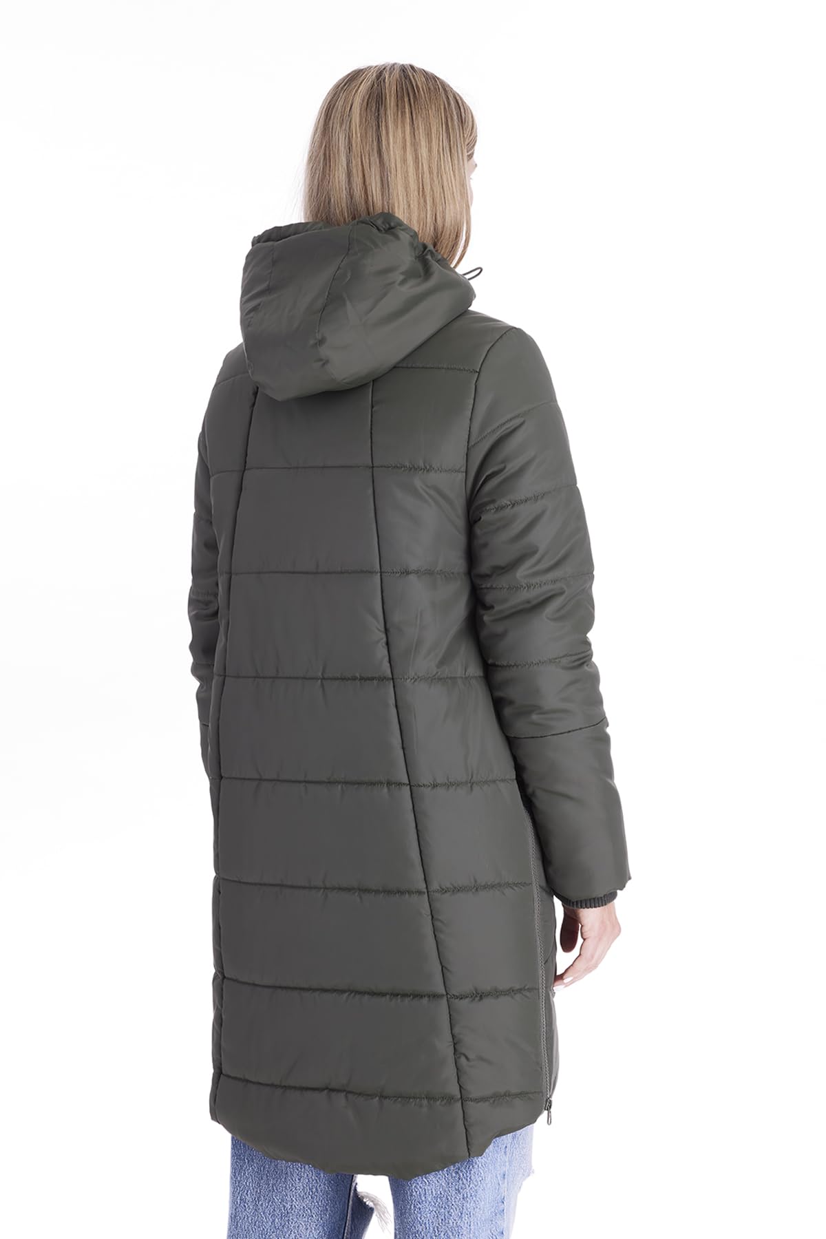 Maternity Cocoon Puffer Coat with 3-in-1 Technology | Harper | Warm Winter Jacket for Pregnancy Outdoor Activities