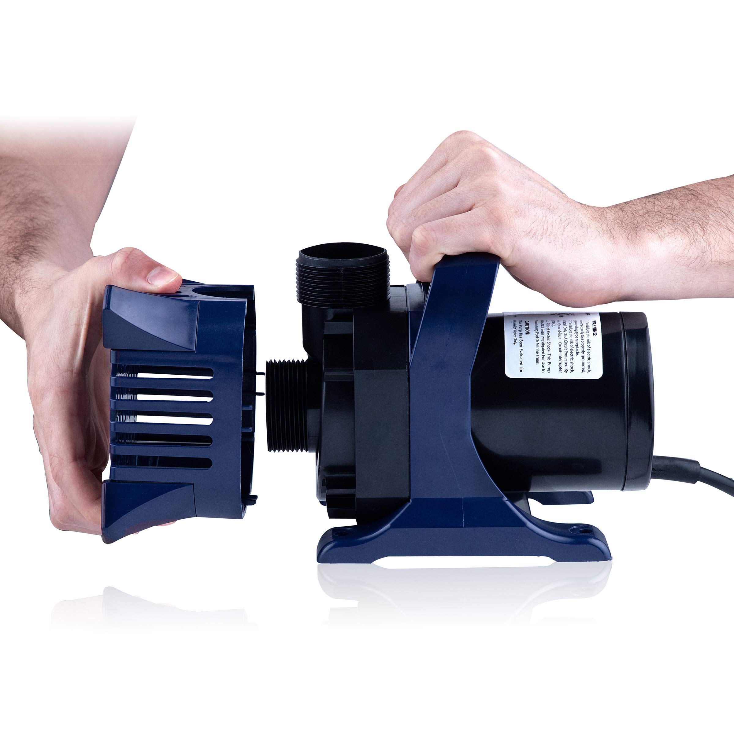 Alpine Corporation 3100 GPH Submersible Water Pump with 33 FT Cord - Energy Efficient Quiet Pond Pump for Fountains, Waterfalls & Water Features | Ideal for Outdoor Ponds, Garden Waterfalls & Aquarium Circulation
