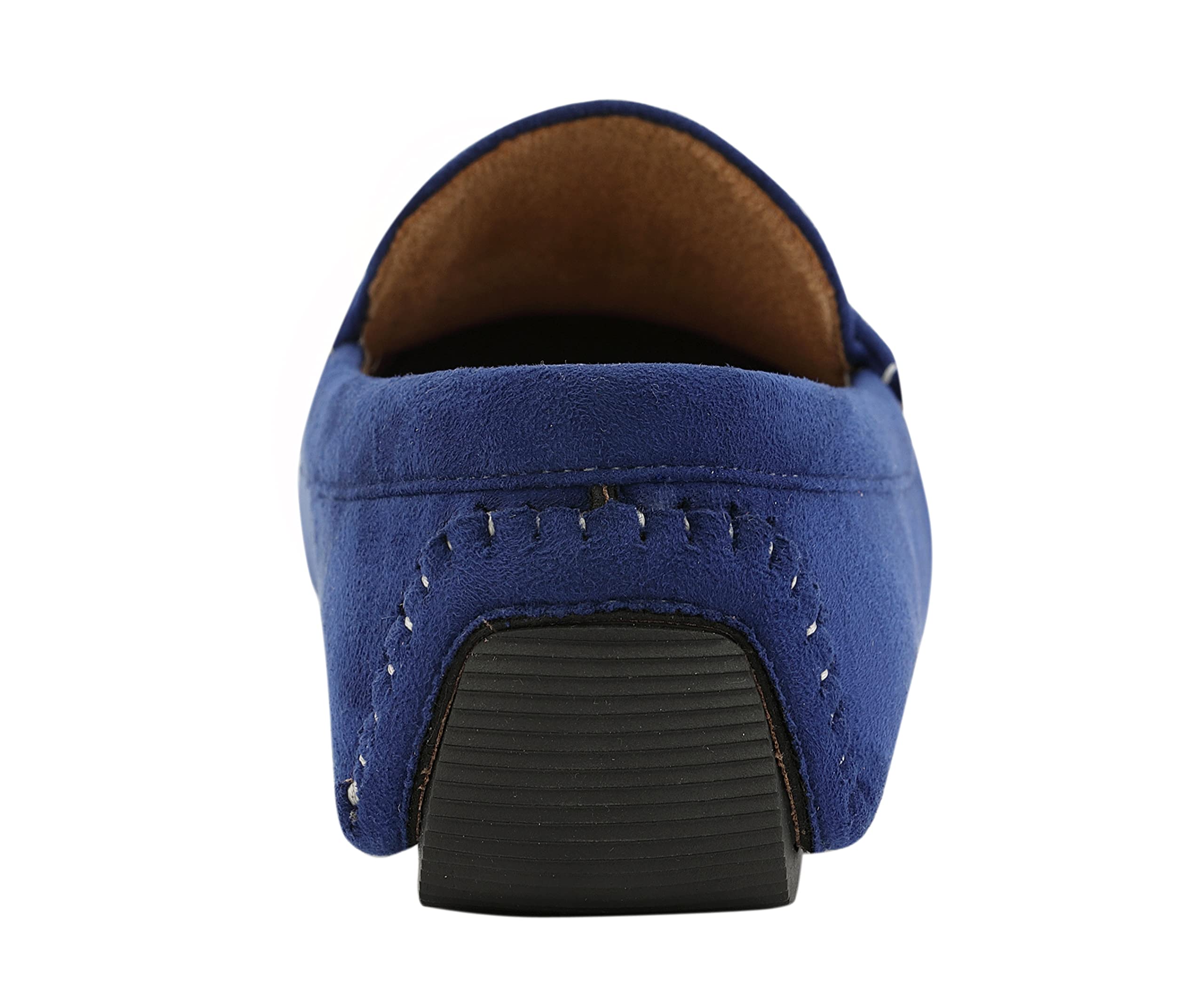 Amali Ecker Men's Casual Loafers & Moccasins - Slip On Driving Shoes with Chain Ornament - Comfortable Slippers for Everyday Wear & Business Casual Outfits