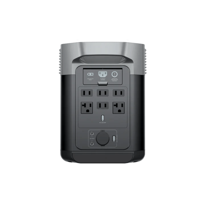 EcoFlow DELTA 2 Portable Power Station with Extra Battery - 2048Wh Capacity, 1800W Solar Generator & 100W Flexible Monocrystalline Solar Panel Kit - Perfect for Camping, RV Trips, and Emergency Power Backup