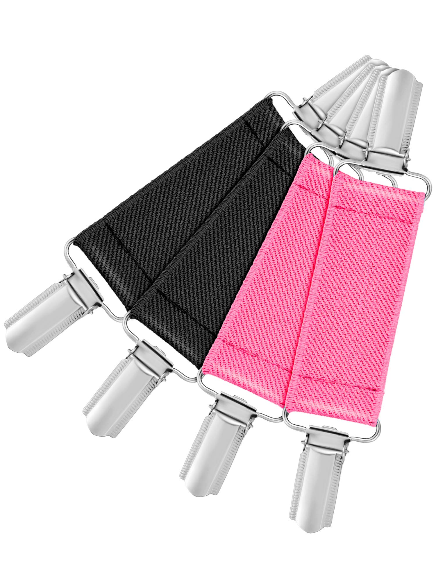 Stainless Steel Mitten Clips for Baby & Kids - 4 Pack for Gloves & Caps