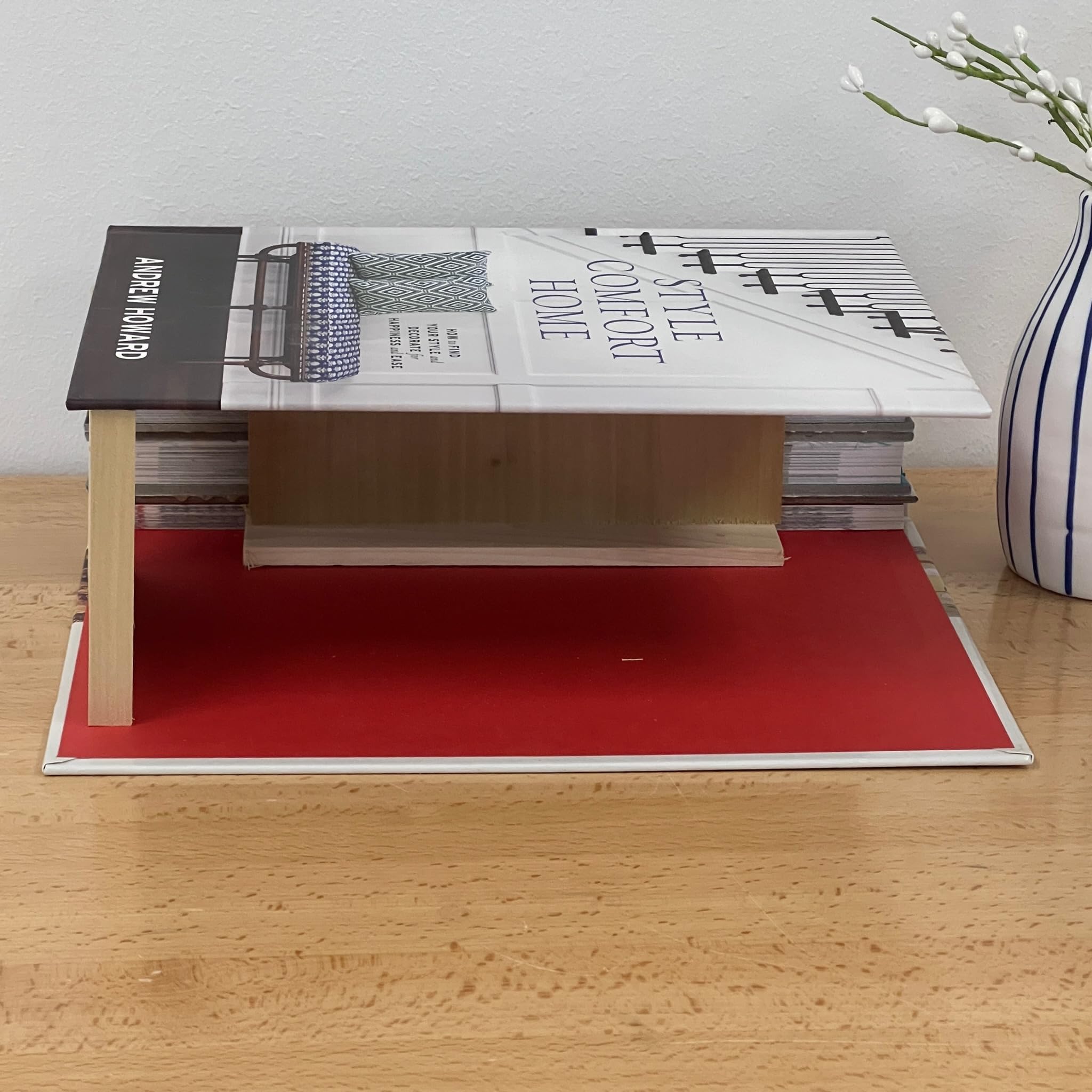 Horizontal CovoBox™ - Electronics Organizer & Hidden Storage Box | Hide Router, Cable Box, Modem, Wires & Cords | Discreetly Conceal Jewelry, Money & Documents | Works with Dish, Comcast, Verizon, Echo, Roku & Apple TV | Perfect for Living Room, Bedroom & Office Organization