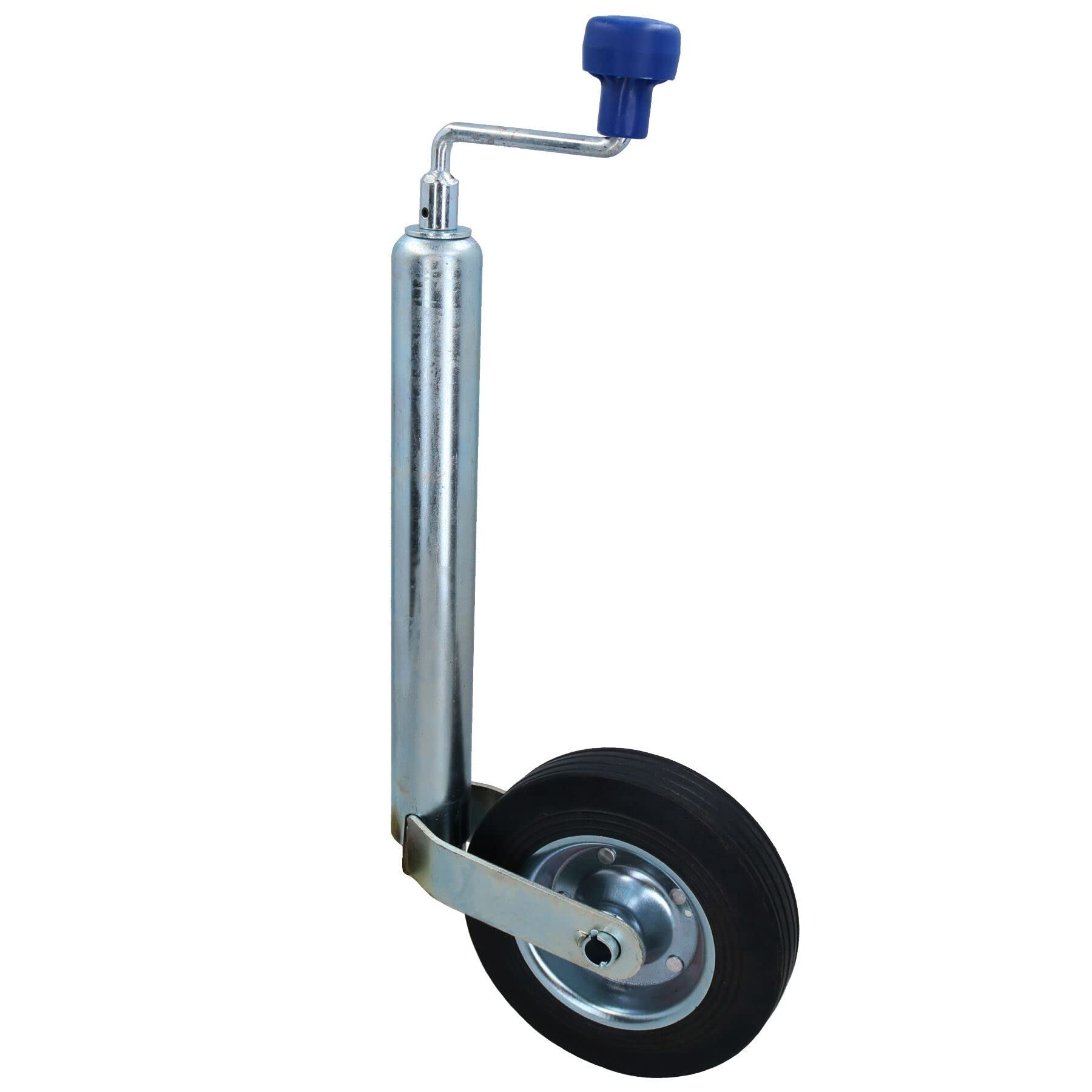 AB Tools 48mm Heavy Duty Jockey Wheel for Trailers & Caravans - 200mm Steel Centered Wheel - Perfect for Easy Maneuvering & Parking of Campers, Boats & Utility Trailers