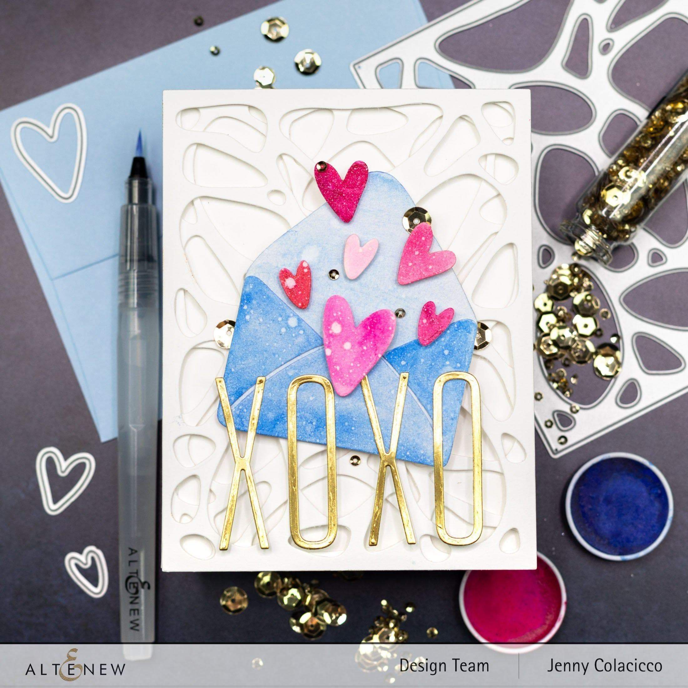 Lovely Envelope Die Set for Scrapbooking & Card Making - DIY Paper Craft Cutting Dies for Greeting Cards, Invitations, and Gift Wrapping