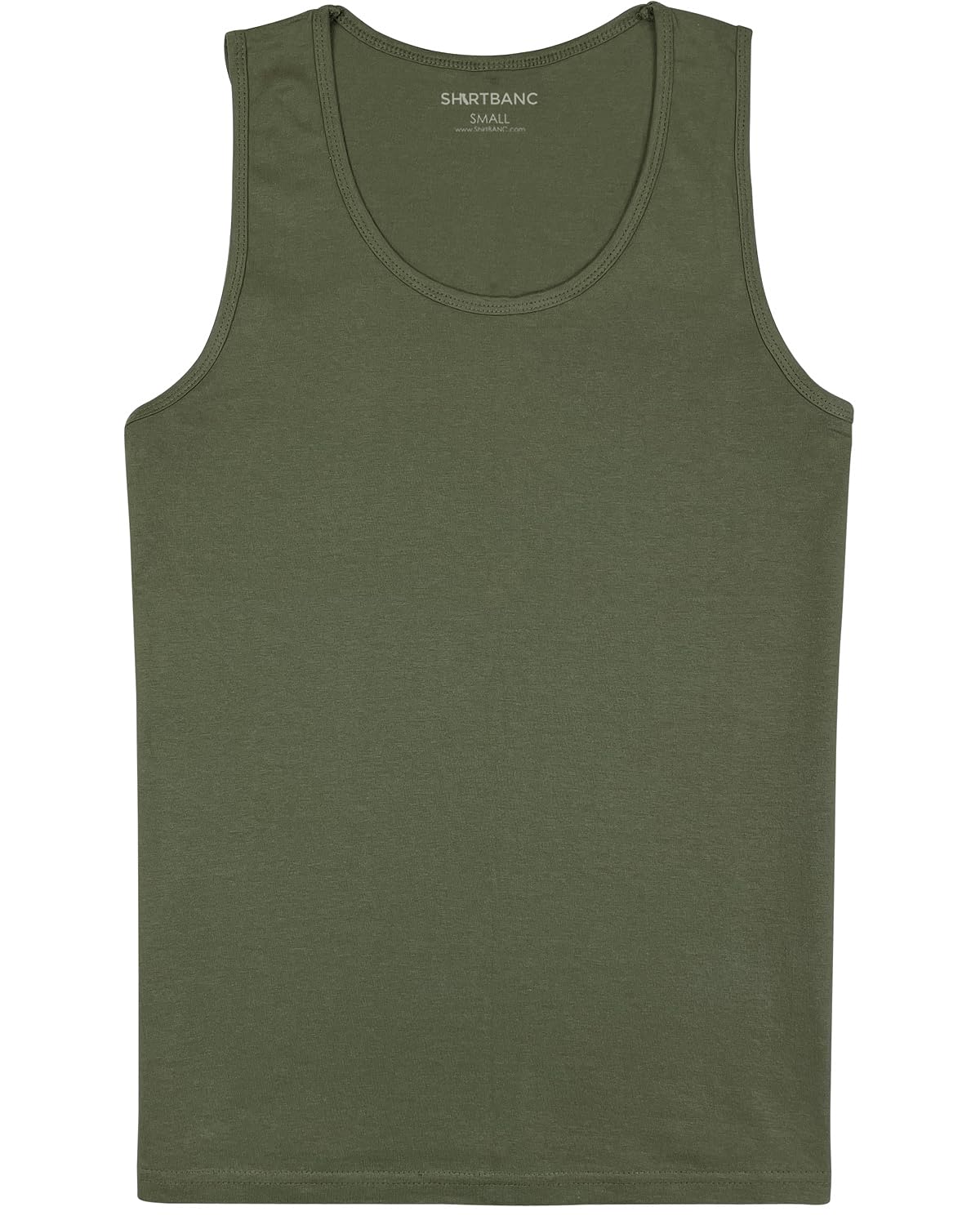 SHIRTBANC Men's Cotton Tank Top - Breathable Workout Shirts for Gym & Beach - Sleeveless Athletic Shirts for Running, Yoga, Summer Outfits