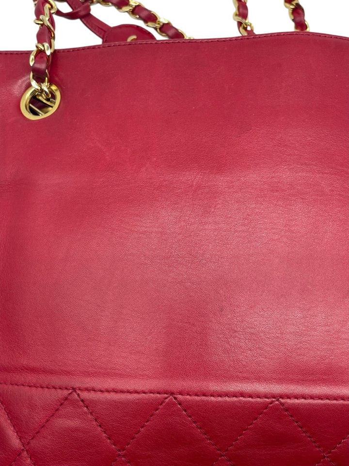 Vintage Chanel Quilted Matelasse Double Chain Shoulder Bag - Authentic Designer Handbag for Women | Perfect for Evening Parties, Date Nights & Luxury Fashion Collection