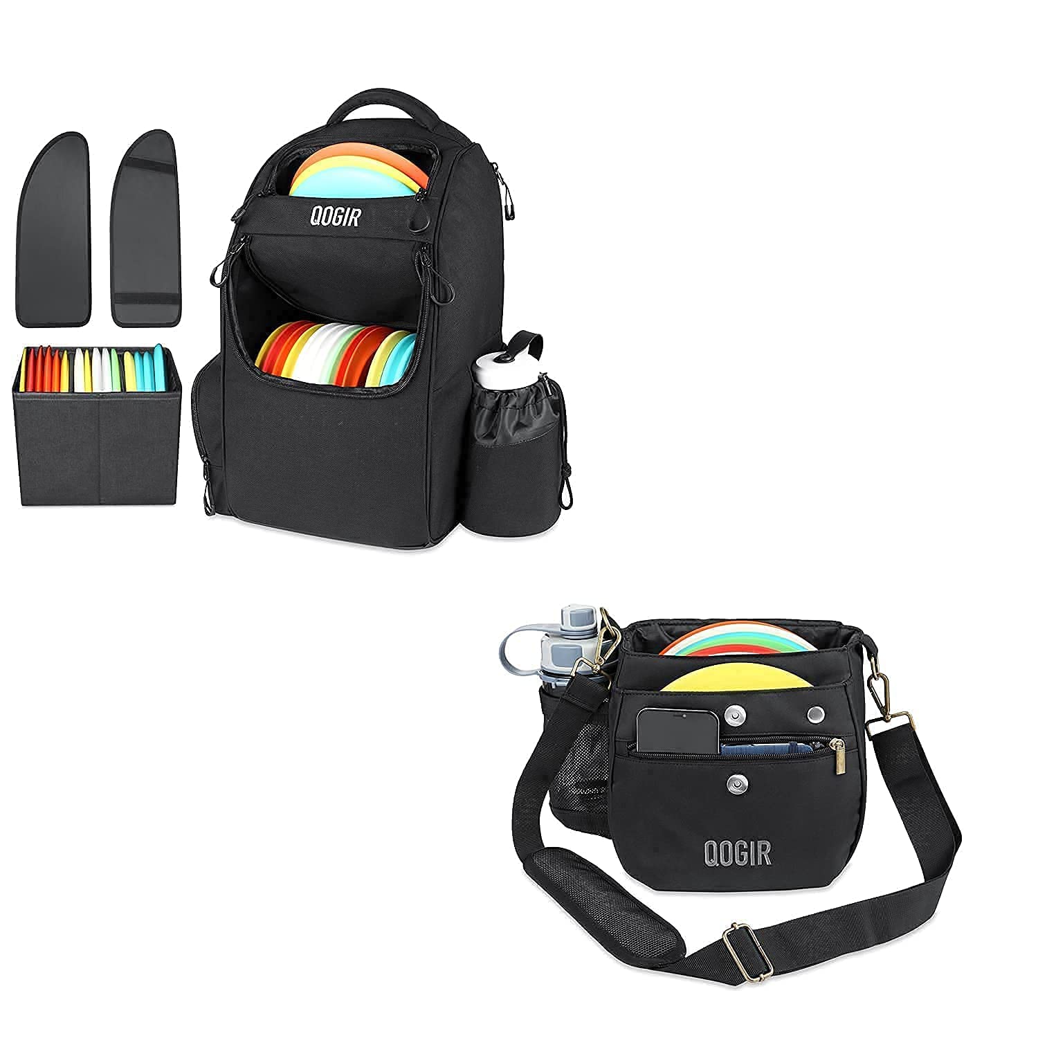 Durable & Lightweight Disc Golf Bag for Beginners | Holds Frisbees, Water Bottle & Accessories | Perfect for Casual Rounds & Outdoor Recreation