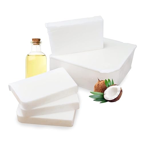 VAIDI ENTERPRISE Natural Melt and Pour Soap Base - 1KG SLS Free, SLES Free, Paraben Free & Alcohol Free for DIY Soap Making, Handmade Soap, Bath & Body Products - Perfect for Crafters, Homemade Gifts & Spa Treatments