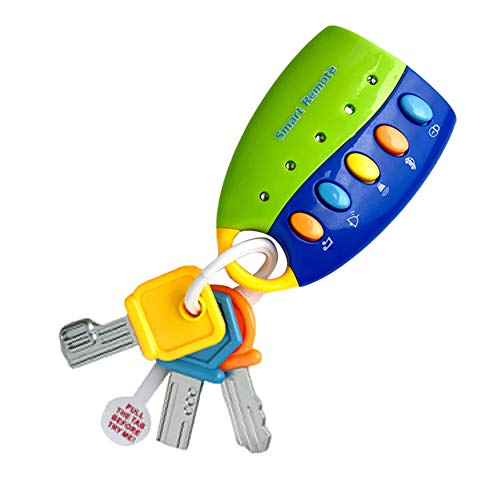 **Anniston Kids Toys - Colorful Baby Toy Smart Remote with Sound & Music, Pretend Car Key Keychain for Toddlers & Children (Blue) - Fun Educational Toy for Boys & Girls, Perfect for Playtime & Early Learning**