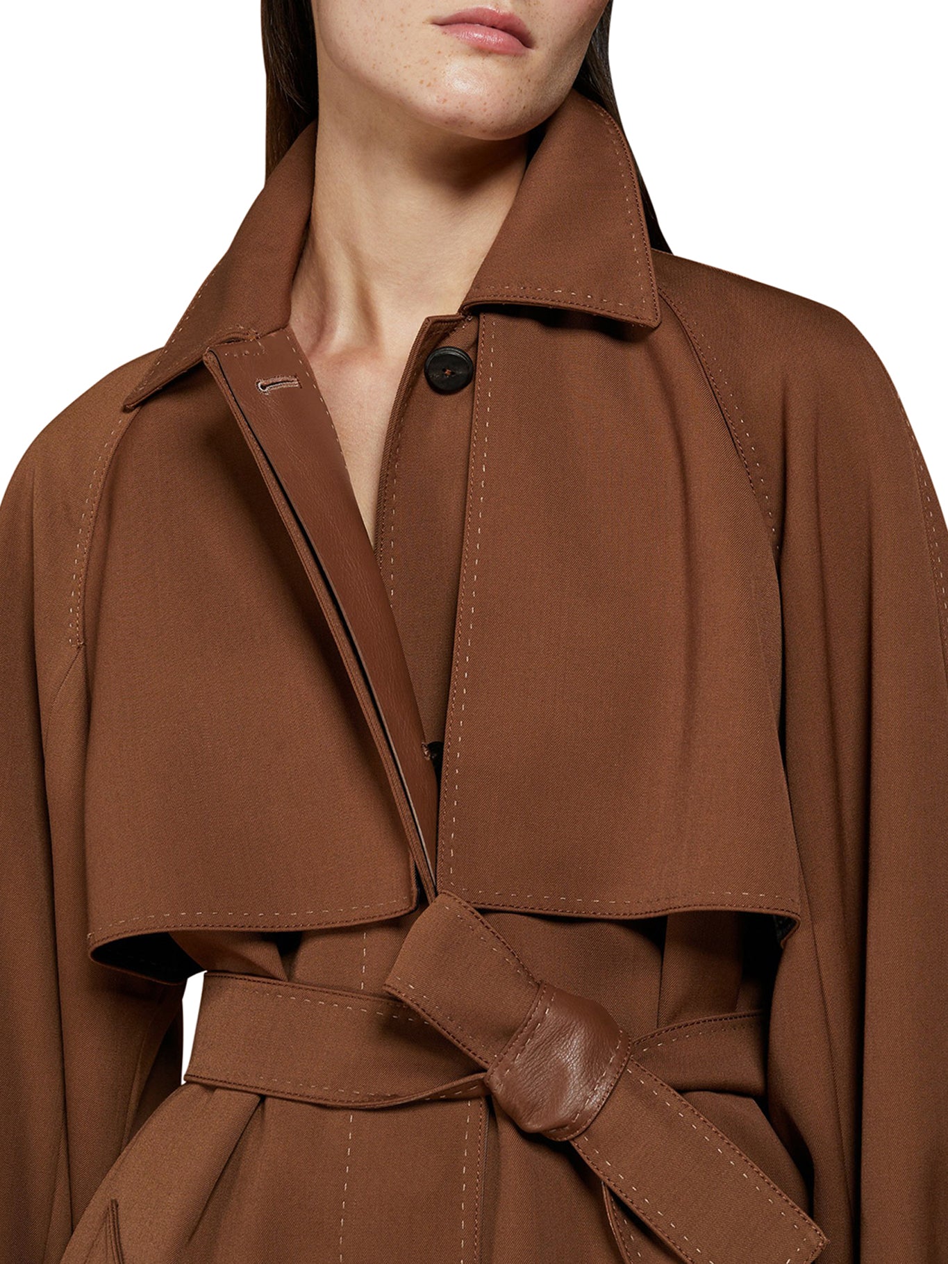 Drop-Proof Gabardine Trench Coat for Women - Water-Resistant, Windproof, Lightweight Outerwear for Rainy Days and Outdoor Adventures