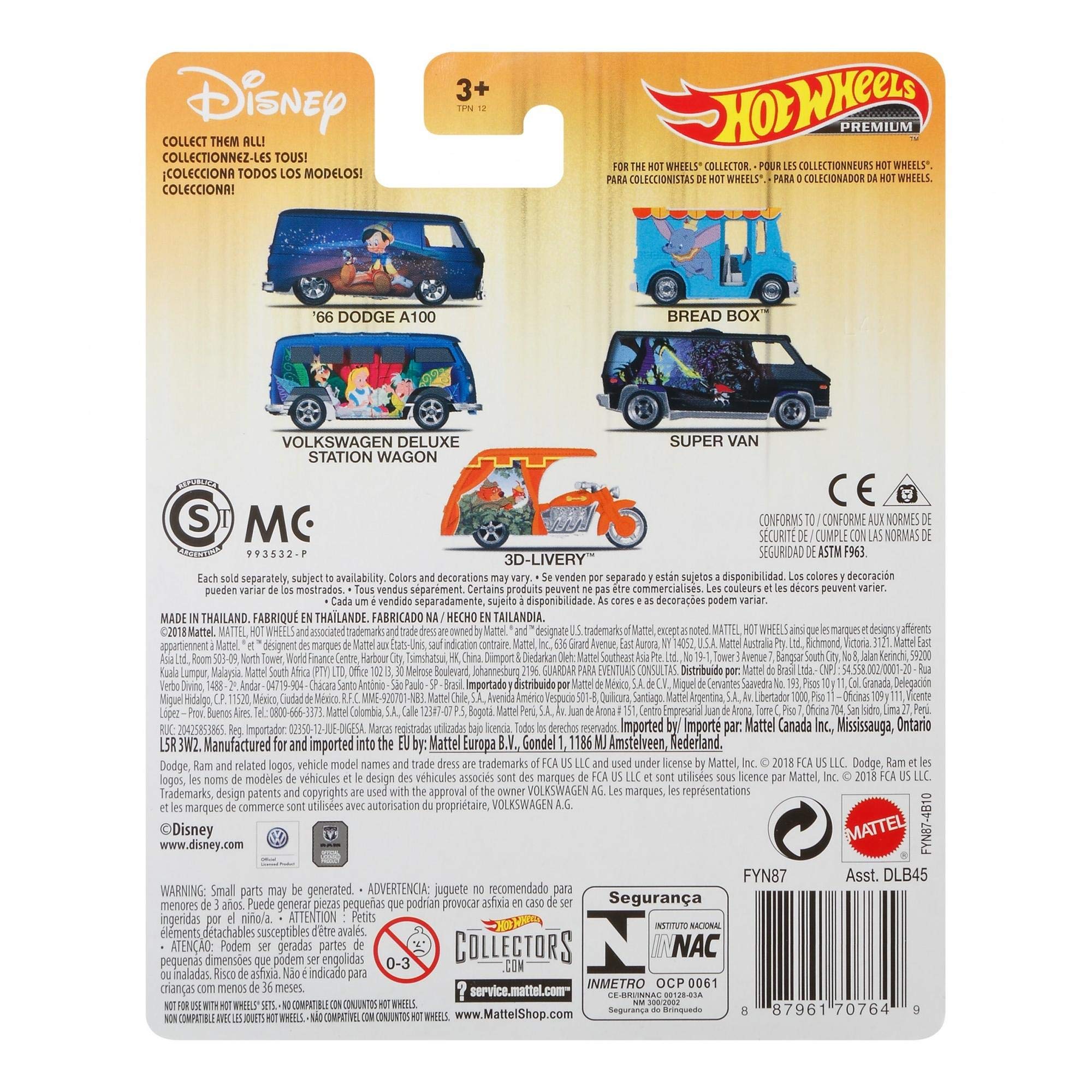 Hot Wheels Pop Culture 66 Dodge A100 Toy Car - 1:64 Scale Die-Cast Model - Collectible Vintage Vehicle for Kids & Adults - Perfect for Display, Gifts & Racing Play