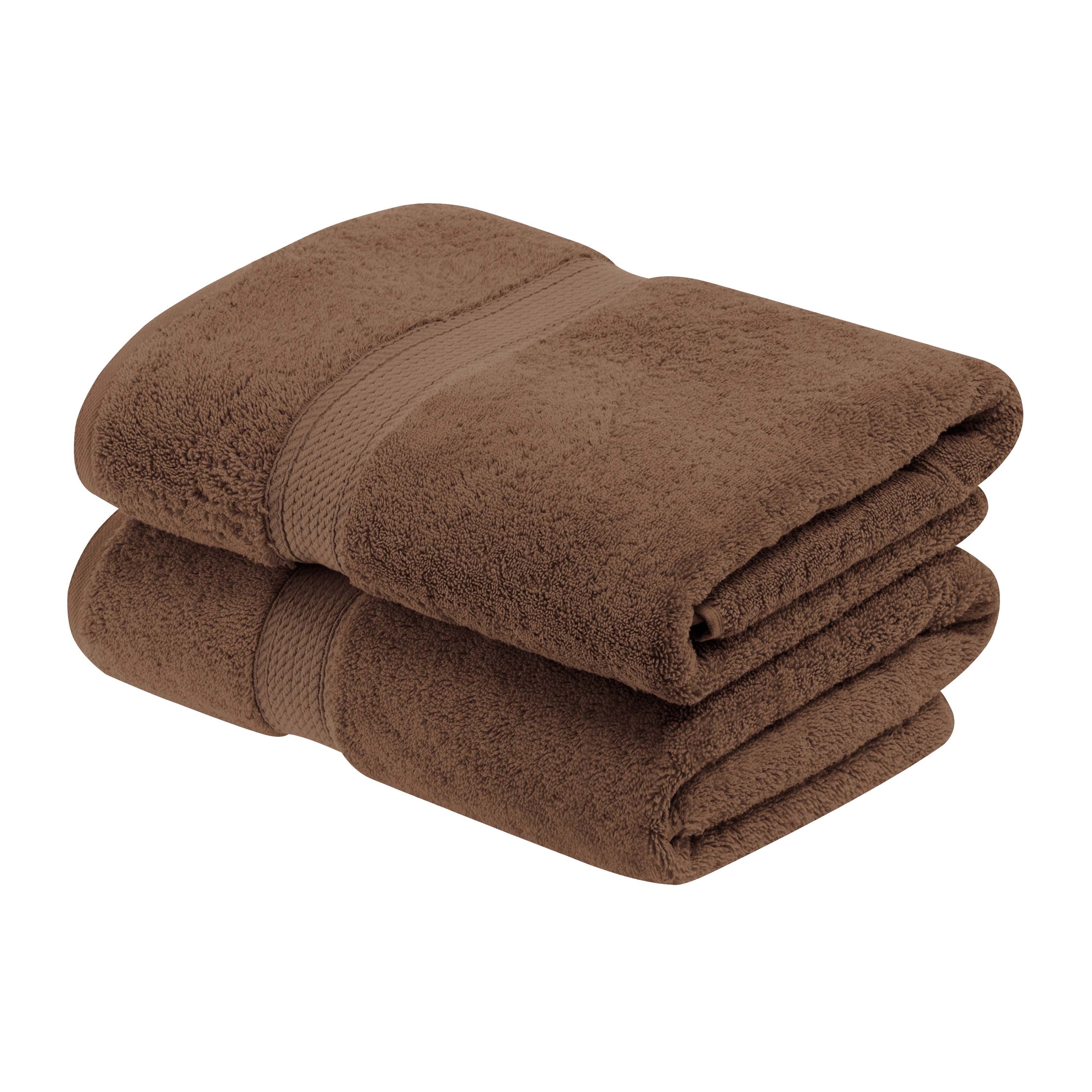 Premium Egyptian Cotton Bath Towel Set - Ultra Soft, Absorbent & Heavyweight 2-Piece Set for Spa, Bathroom & Luxury Home Use