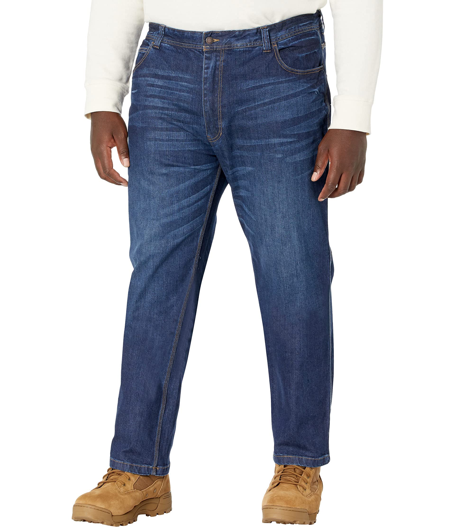 Wolverine FR Flame Resistant Big & Tall Stretch Denim Jeans - Durable Workwear for Construction & Industrial Safety