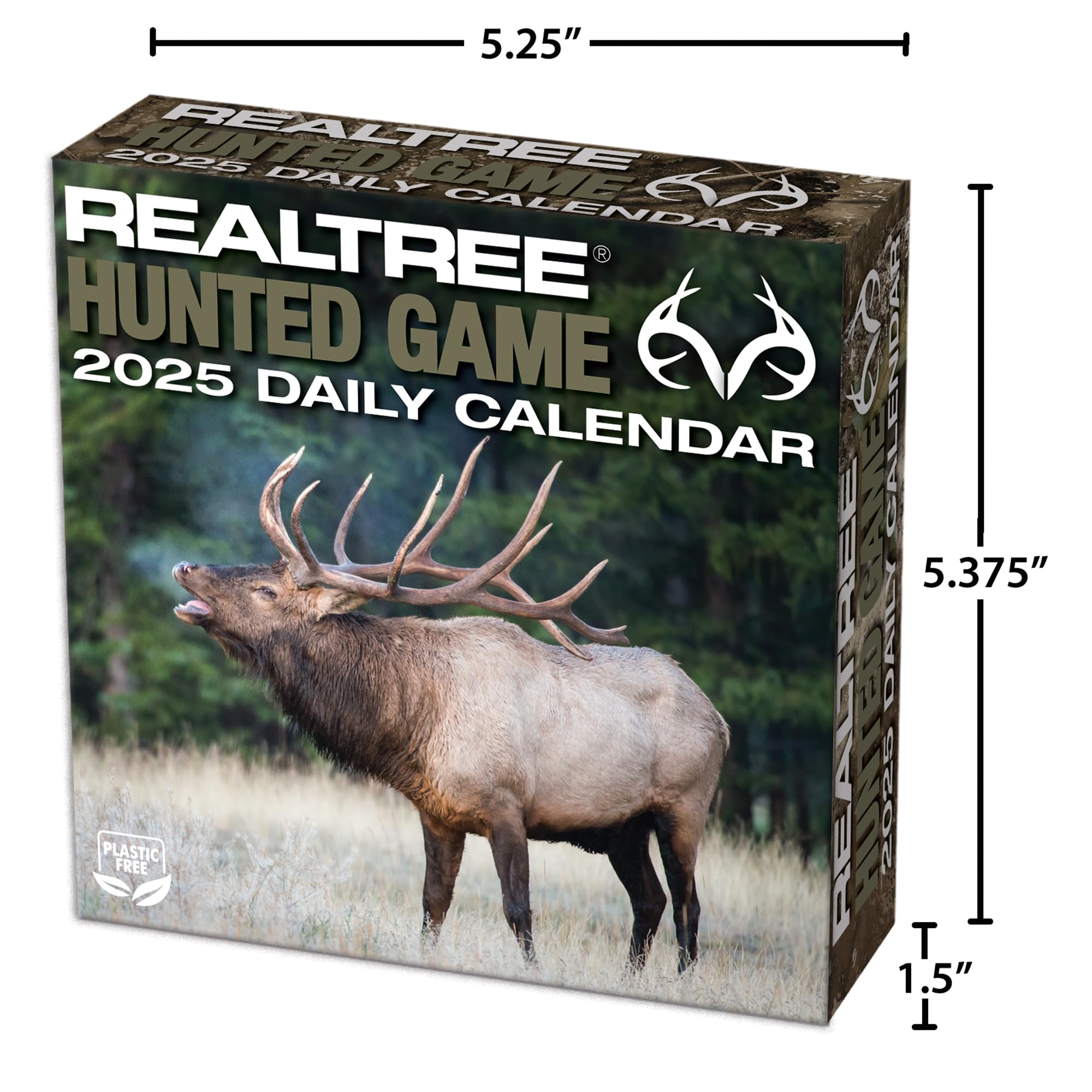 Realtree Hunted Game 2025 Wall Calendar - Hunting Theme Outdoor Sports Planner - Perfect for Hunters, Wildlife Enthusiasts & Cabin Decor (25998052013)