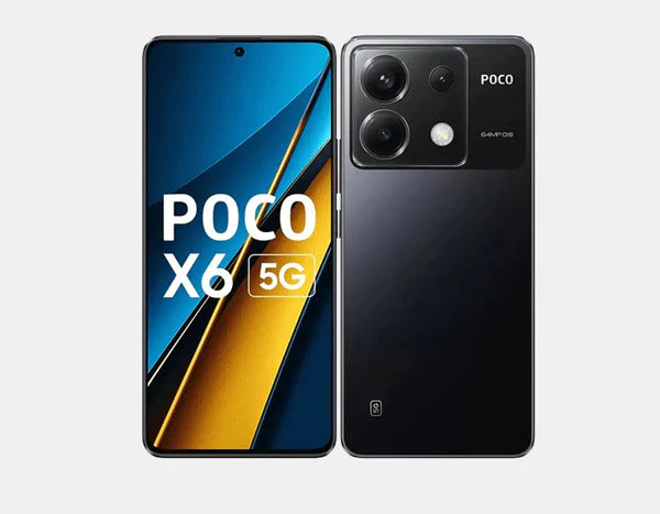 Xiaomi Poco X6 5G Smartphone - 256GB ROM 12GB RAM - Dual SIM GSM Unlocked - Black - Perfect for Gaming, Streaming & Productivity on the Go