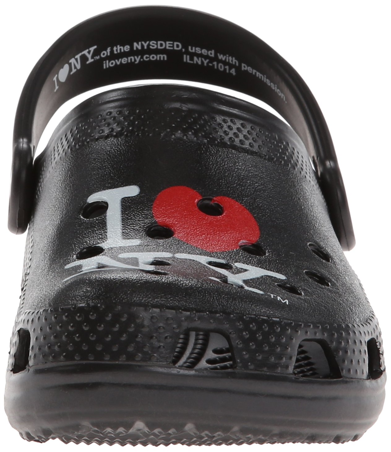 Crocs Kids' Classic Clogs with NYC Print - Comfortable Lightweight Slip-On Shoes for Boys & Girls - Perfect for School, Playdates & Outdoor Adventures