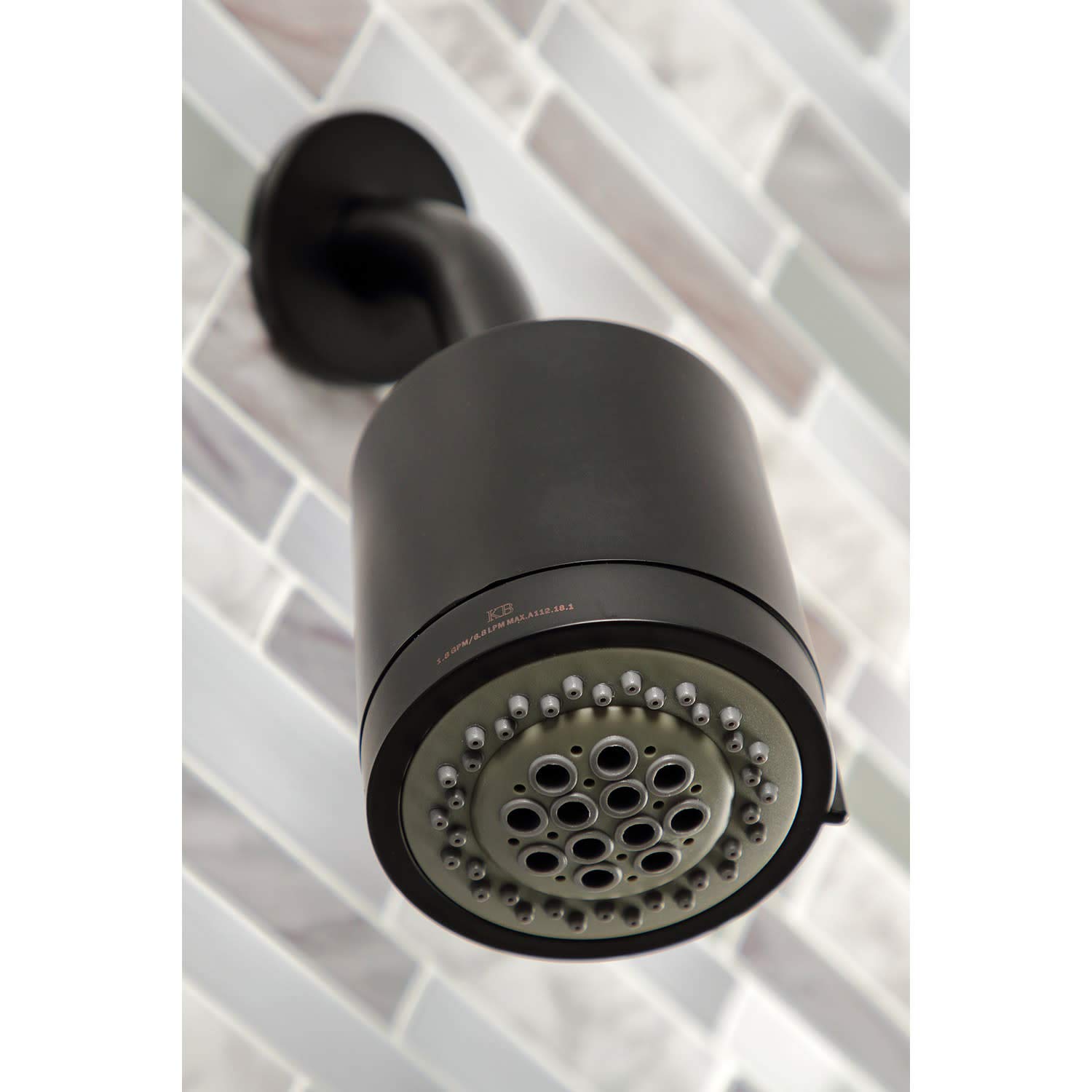 Kingston Brass KBX8148DX Concord Brushed Nickel Tub and Shower Faucet - 7.13 x 13 x 5.5 Inches - Bathroom Fixture for Modern Homes, Spa-Like Shower Experience