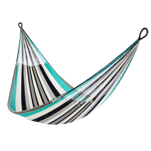 Zanzibar- Turquoise, Black and White