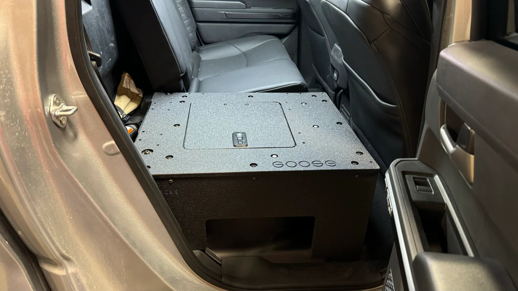 2024+ Toyota Tacoma Double Cab Seat Delete System - Heavy Duty Storage Platform | Perfect for Off-Roading, Camping & Work Truck Organization