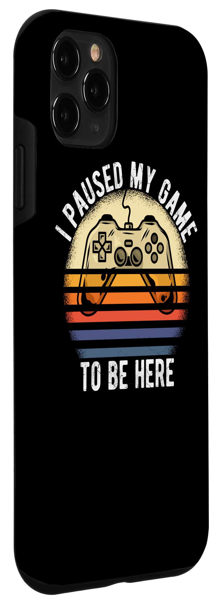 iPhone 11 Pro Vintage Gamer Case - 'I Paused My Game To Be Here' Retro Gaming Phone Cover | Perfect for Gamers, Esports Fans & Retro Gaming Enthusiasts