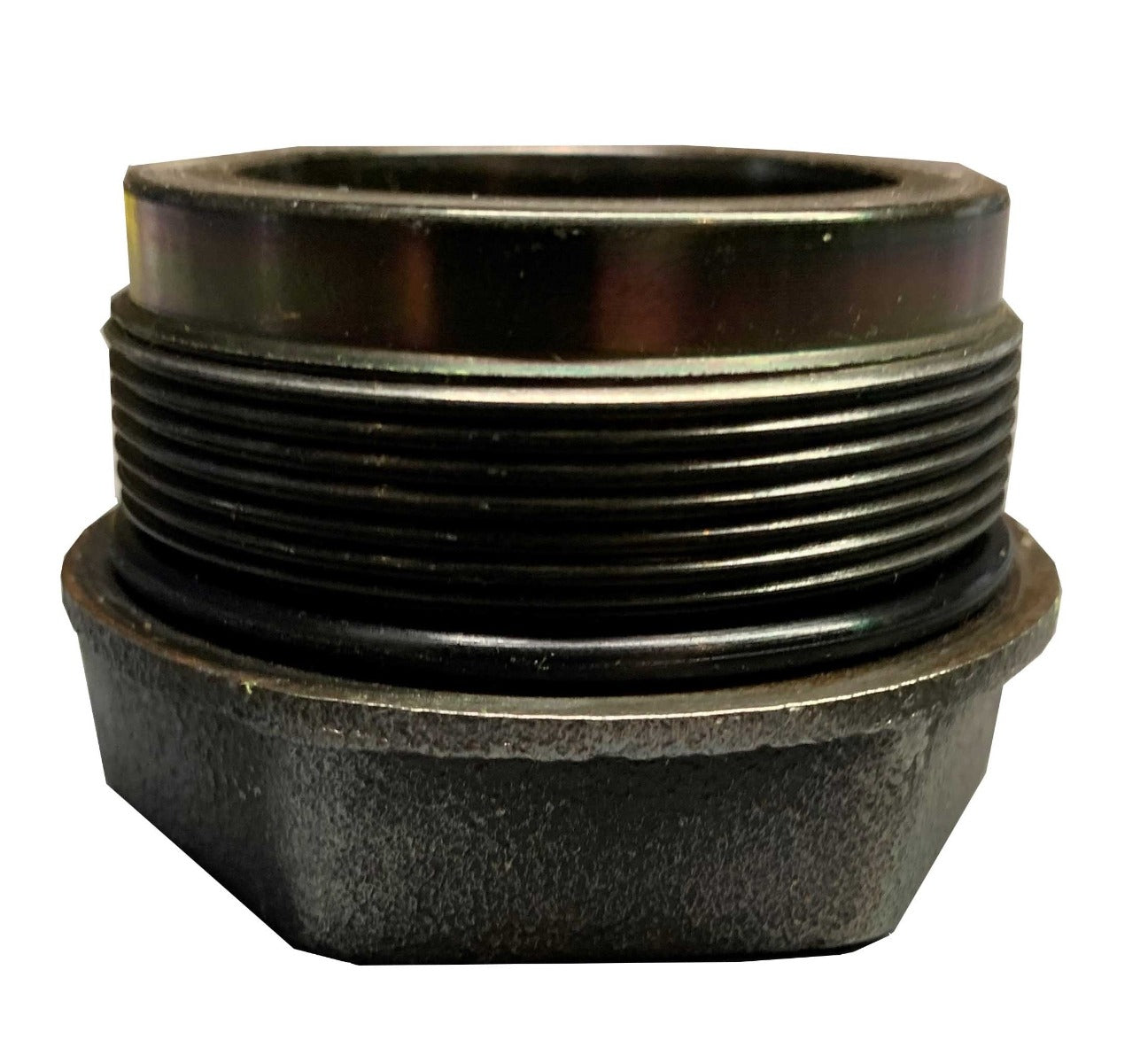SnowEx 48985 1-1/2 Inch Gland Nut Assembly - Heavy Duty Replacement Part for Snow Plow & Salt Spreader Maintenance