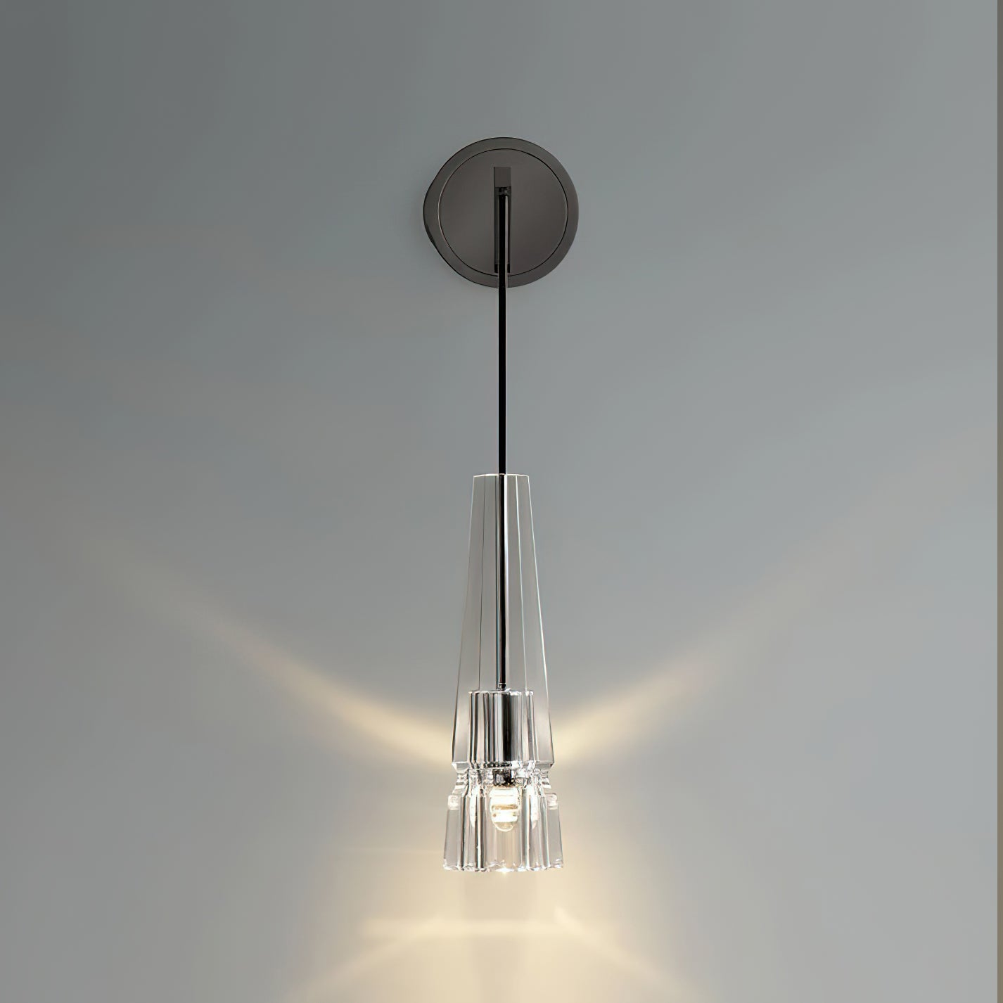 Chamonix Wall Sconce Light Fixture - Modern & Elegant Home Decor for Living Room, Bedroom, or Hallway Lighting