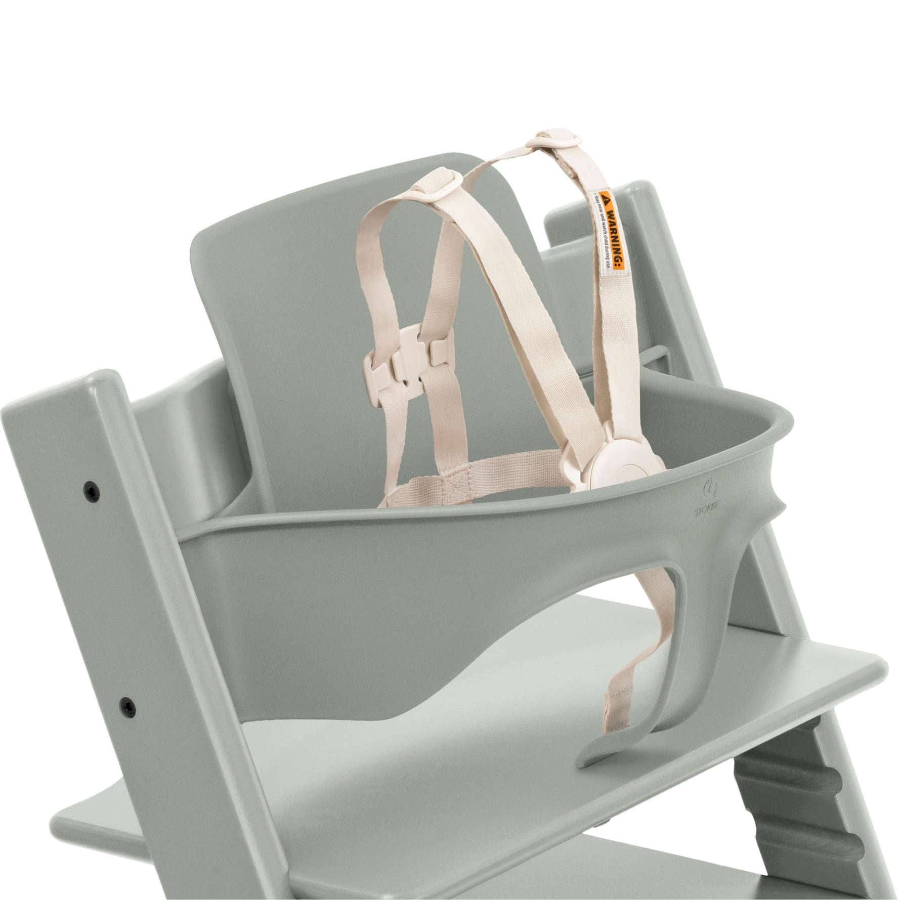 Stokke Tripp Trapp High Chair with Baby Set - Adjustable Wooden Chair for Toddlers & Infants - Ergonomic Design for Safe Feeding & Playtime - Perfect for Dining Rooms, Kitchens, and Daycare Centers