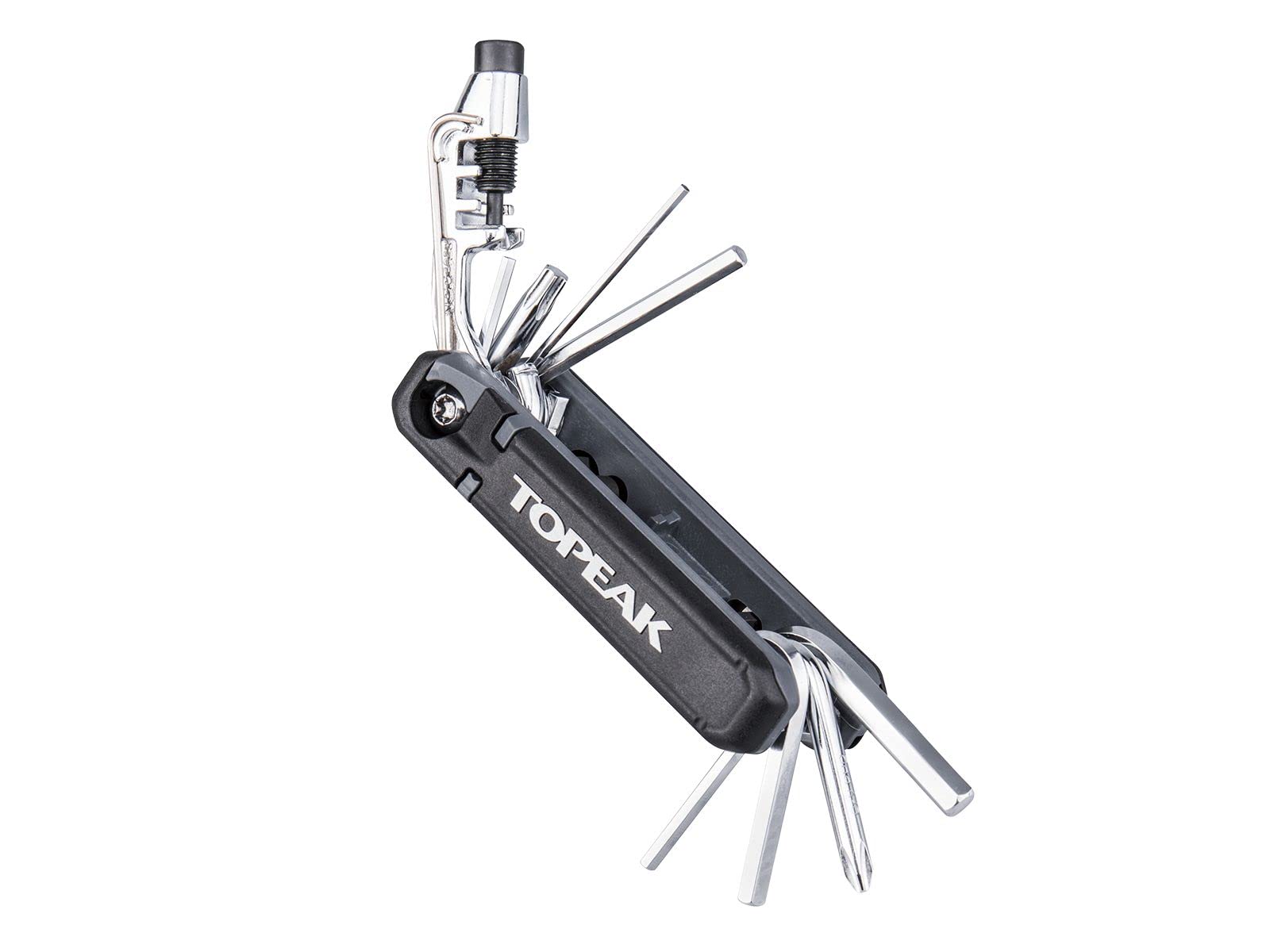 Topeak Hexus X Multi-Tool - 16-in-1 Bicycle Repair Kit with Chain Tool & Tire Levers | Perfect for Road & Mountain Bike Maintenance, Emergency Repairs & On-the-Go Fixes