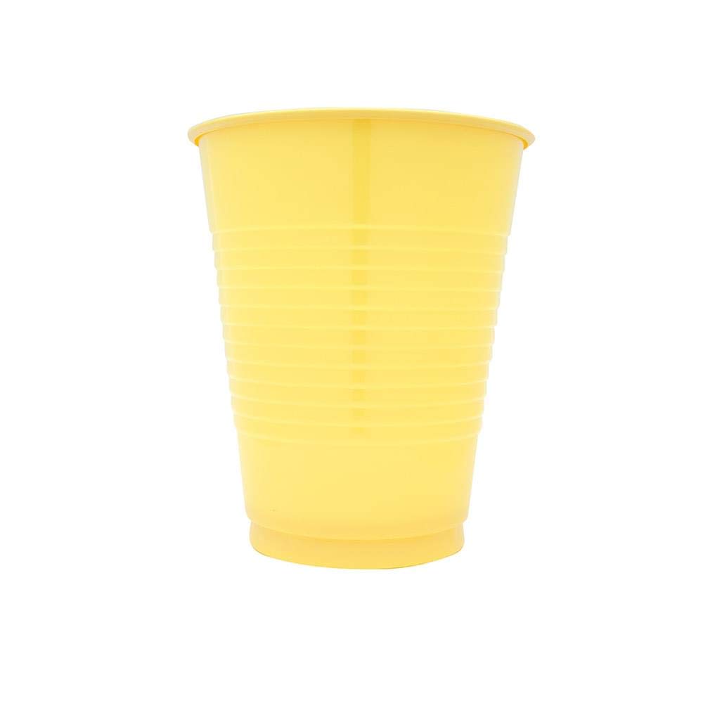 Creative Converting Mimosa 16 oz Plastic Cups - Pack of 20 | Disposable Party Cups for Weddings, Brunches & Outdoor Events