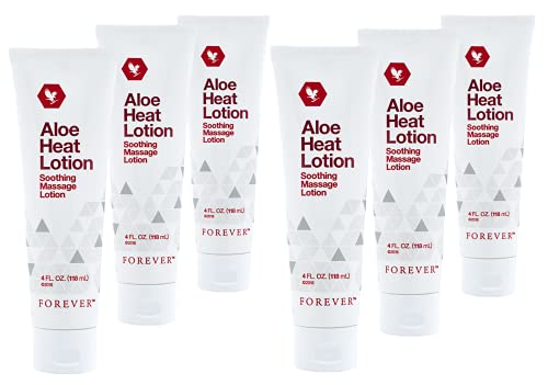 Aloe Heat Lotion (6 Pack) - Soothing Muscle Relief for Athletes & Pain Relief - Perfect for Post-Workout Recovery & Arthritis Comfort