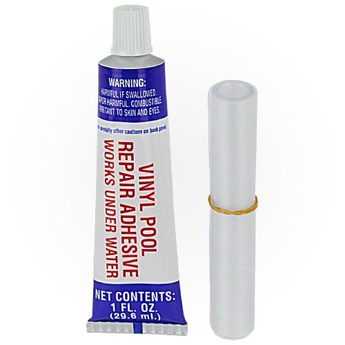 Boxer Adhesives Vinyl Pool Repair Kit - 1 Ounce Waterproof Patch Kit for Above Ground Pools, Hot Tubs & Inflatable Toys - Quick Fix for Leaks & Tears